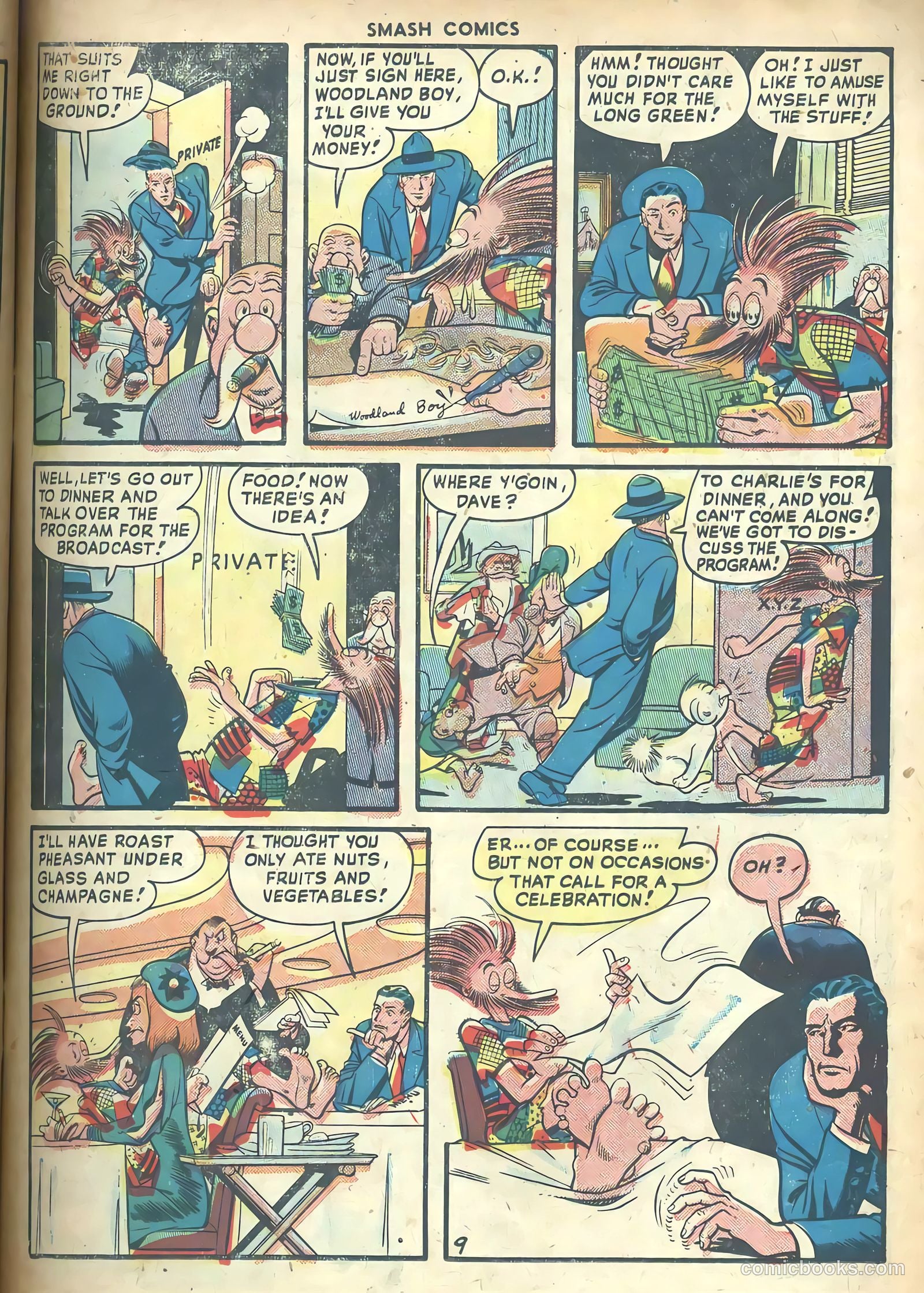 Smash Comics #82 (1949) — page 11 of 36