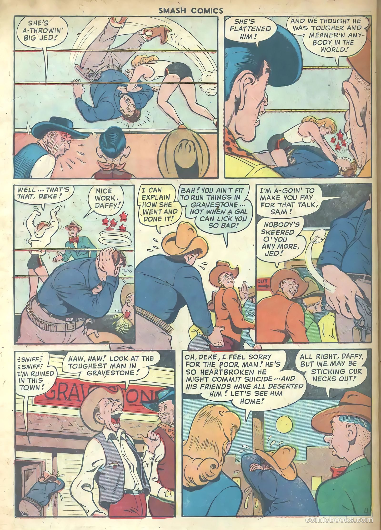 Smash Comics #82 (1949) — page 28 of 36