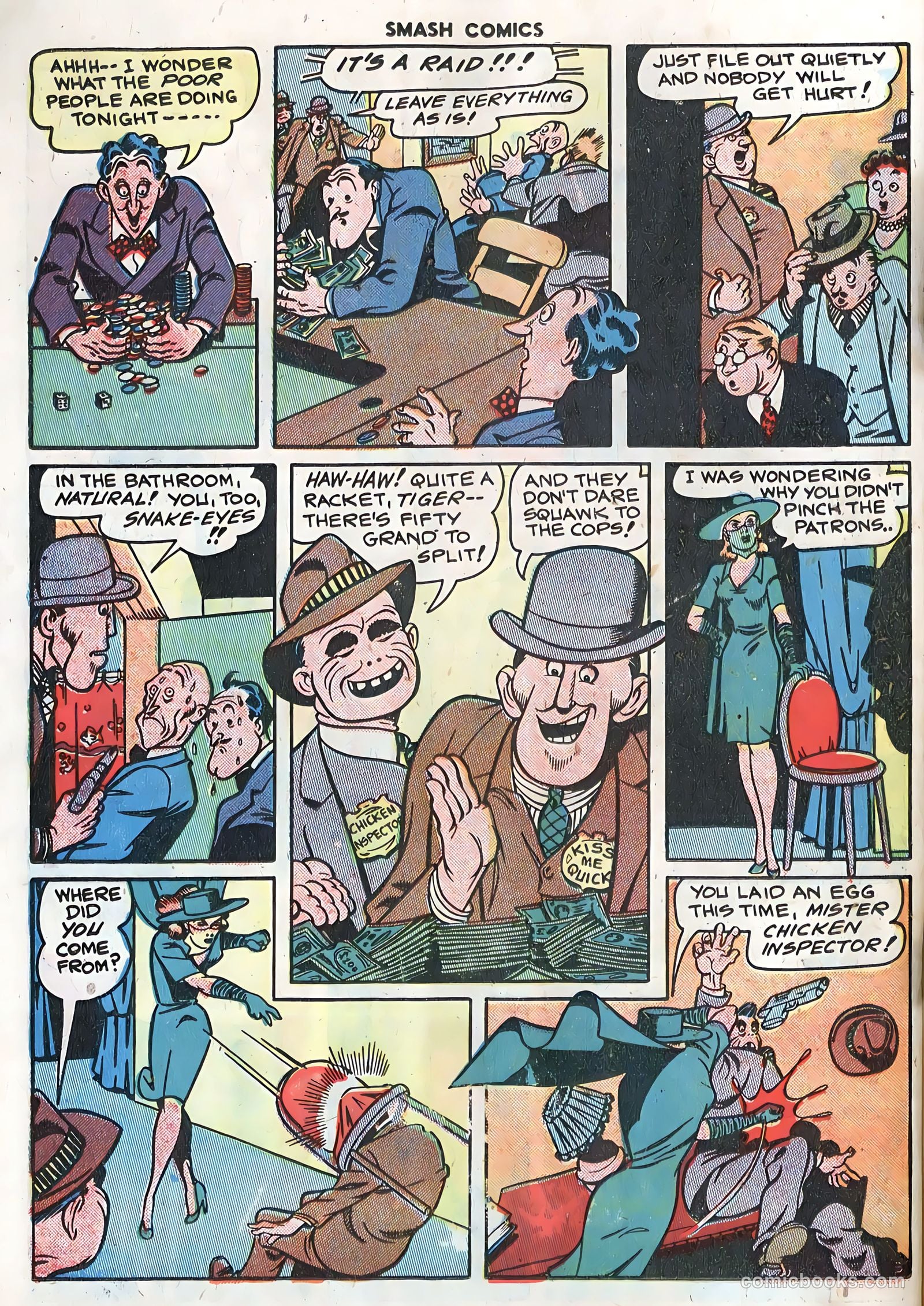 Smash Comics #83 (1949) — page 22 of 36