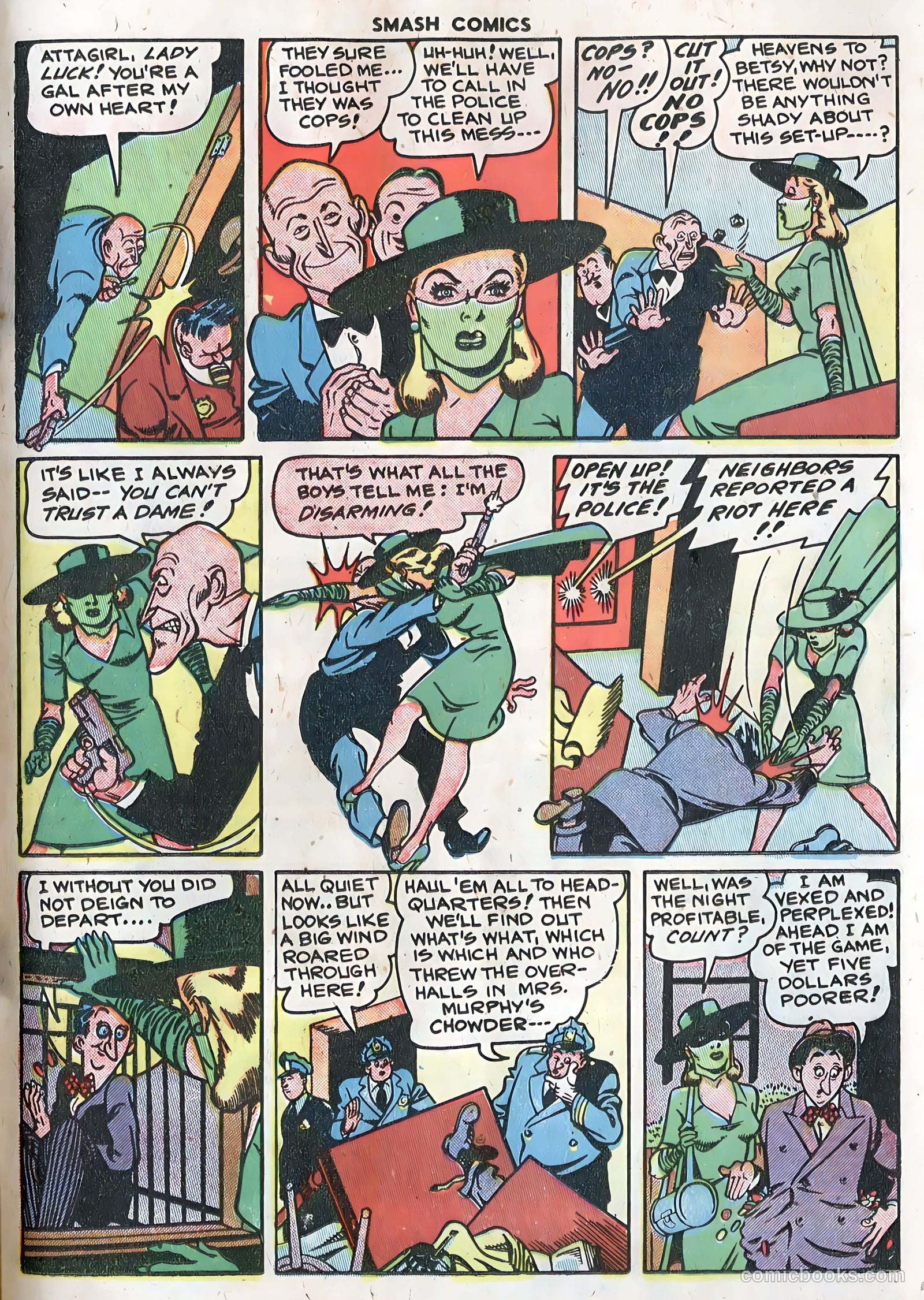 Smash Comics #83 (1949) — page 23 of 36
