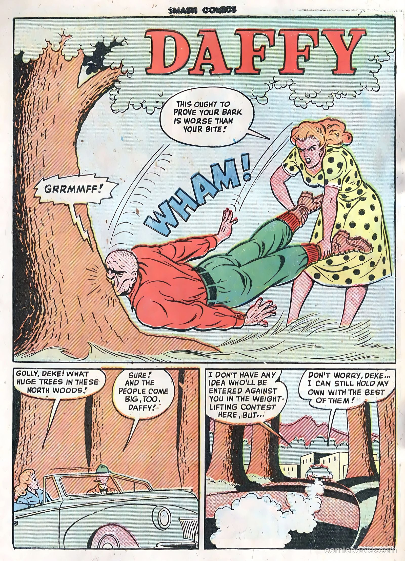Smash Comics #83 (1949) — page 30 of 36