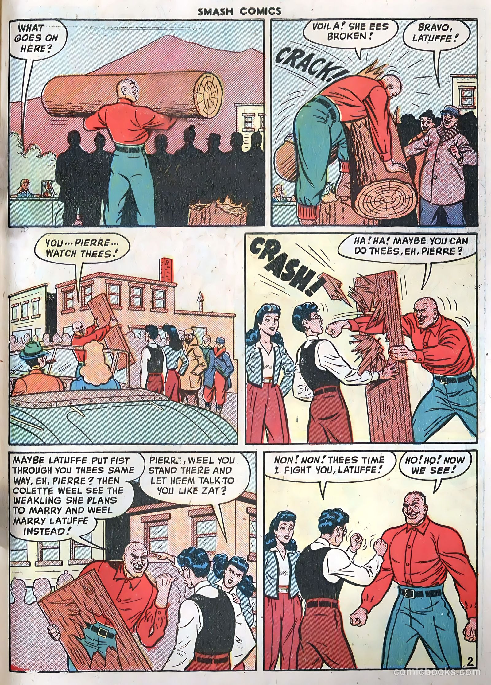 Smash Comics #83 (1949) — page 31 of 36