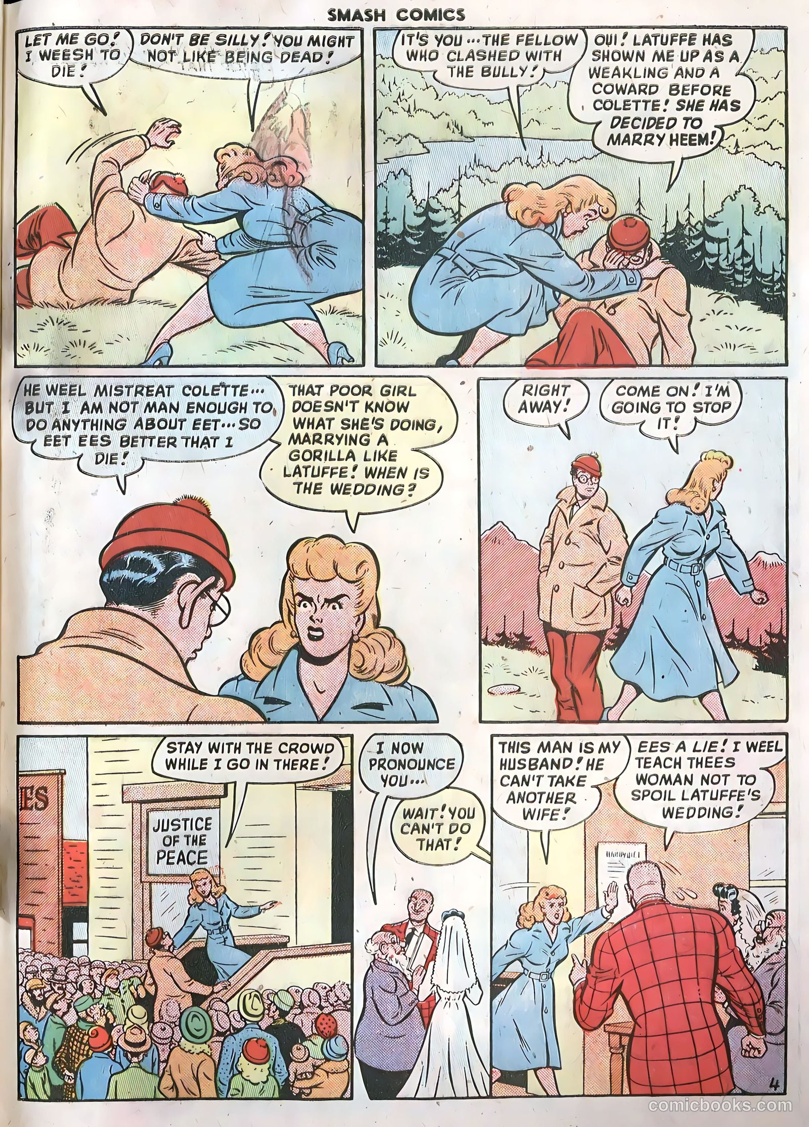 Smash Comics #83 (1949) — page 33 of 36