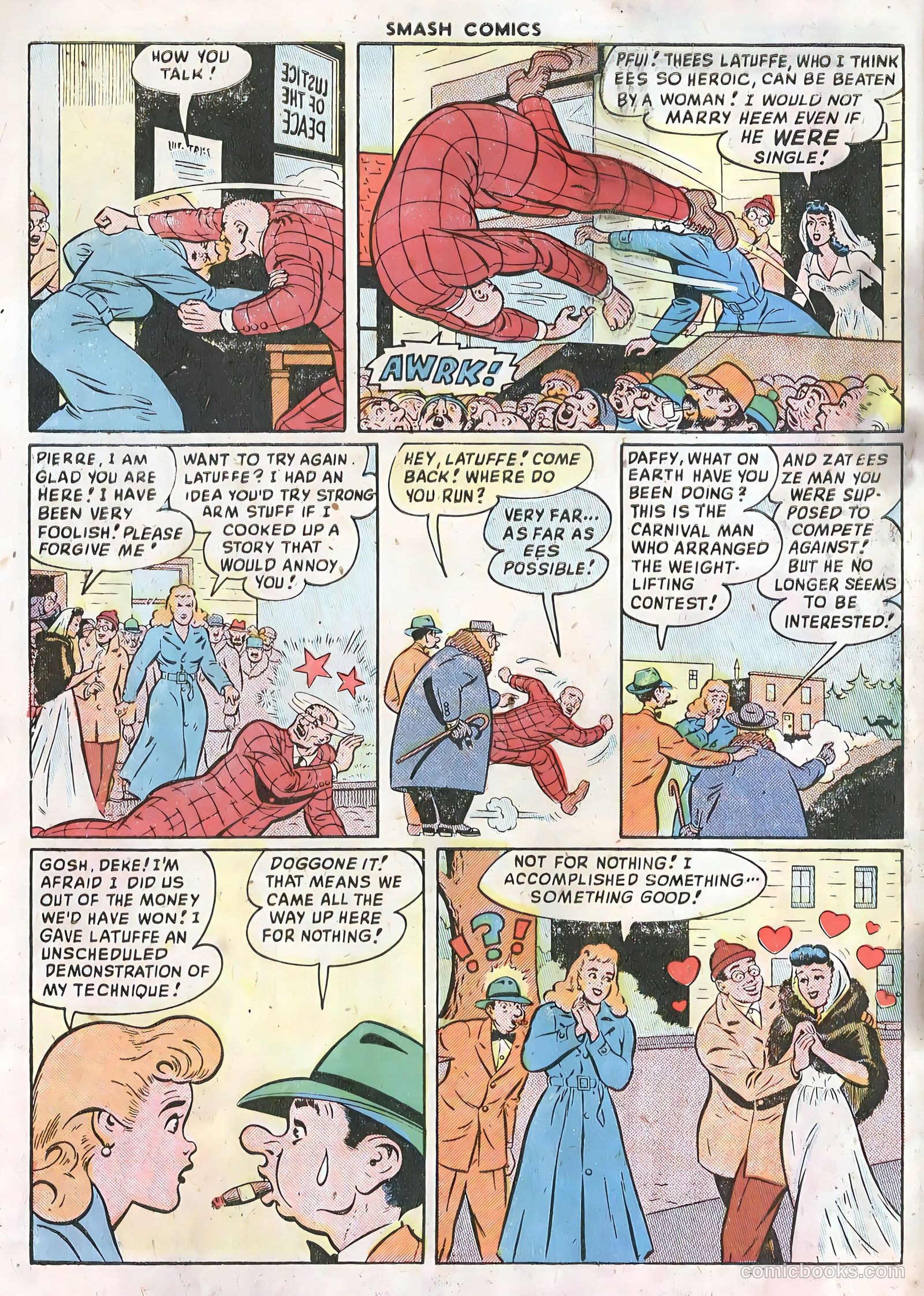 Smash Comics #83 (1949) — page 34 of 36