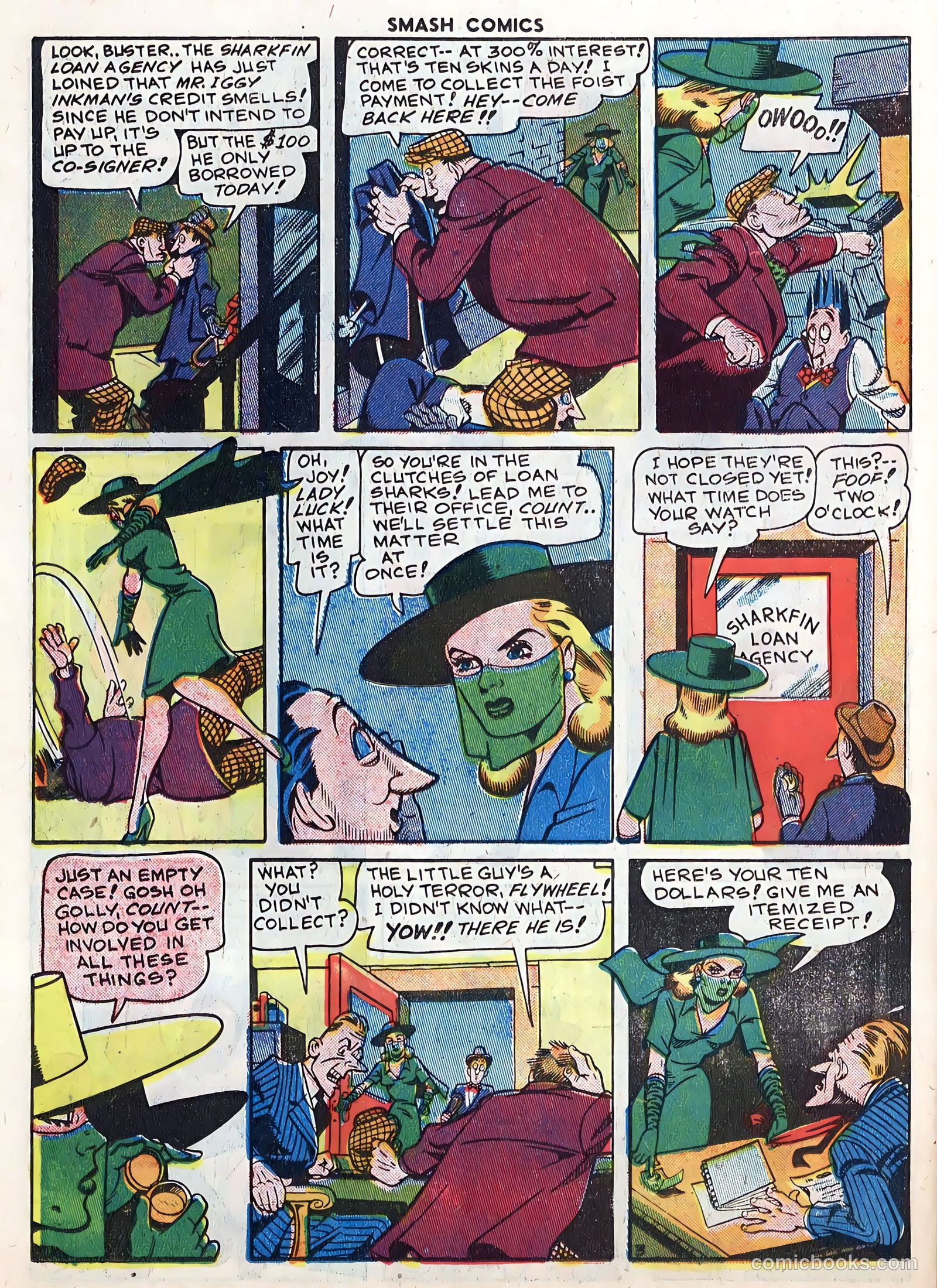 Smash Comics #84 (1949) — page 22 of 36