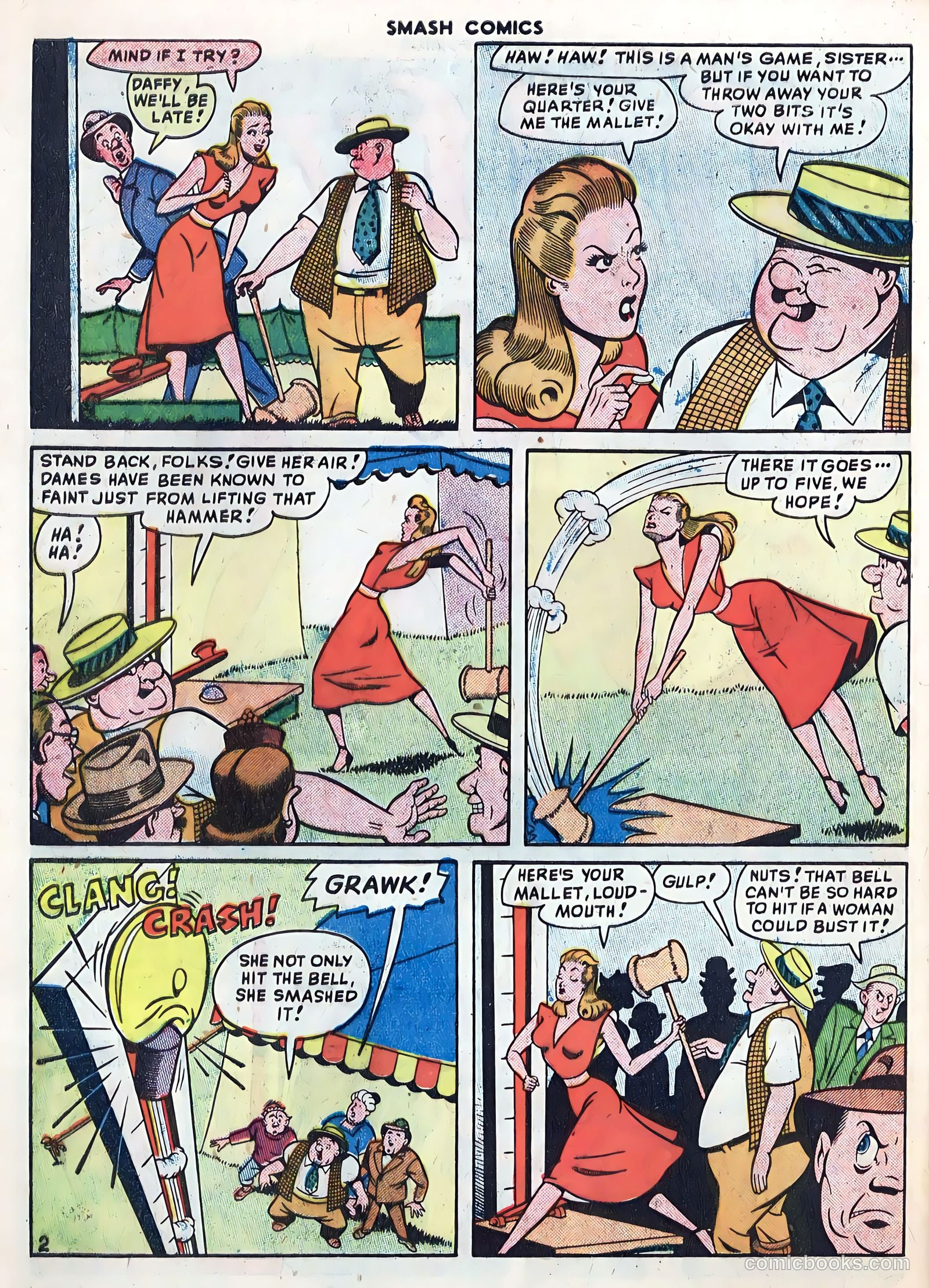 Smash Comics #84 (1949) — page 32 of 36