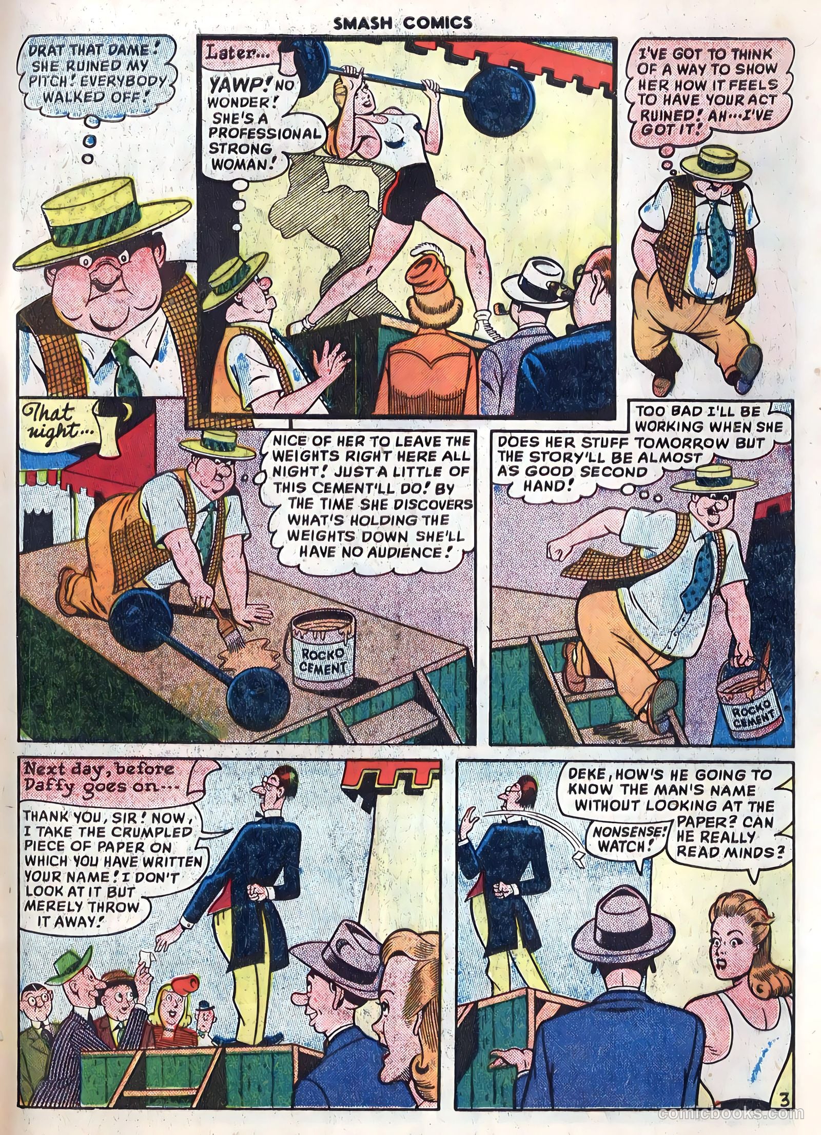 Smash Comics #84 (1949) — page 33 of 36