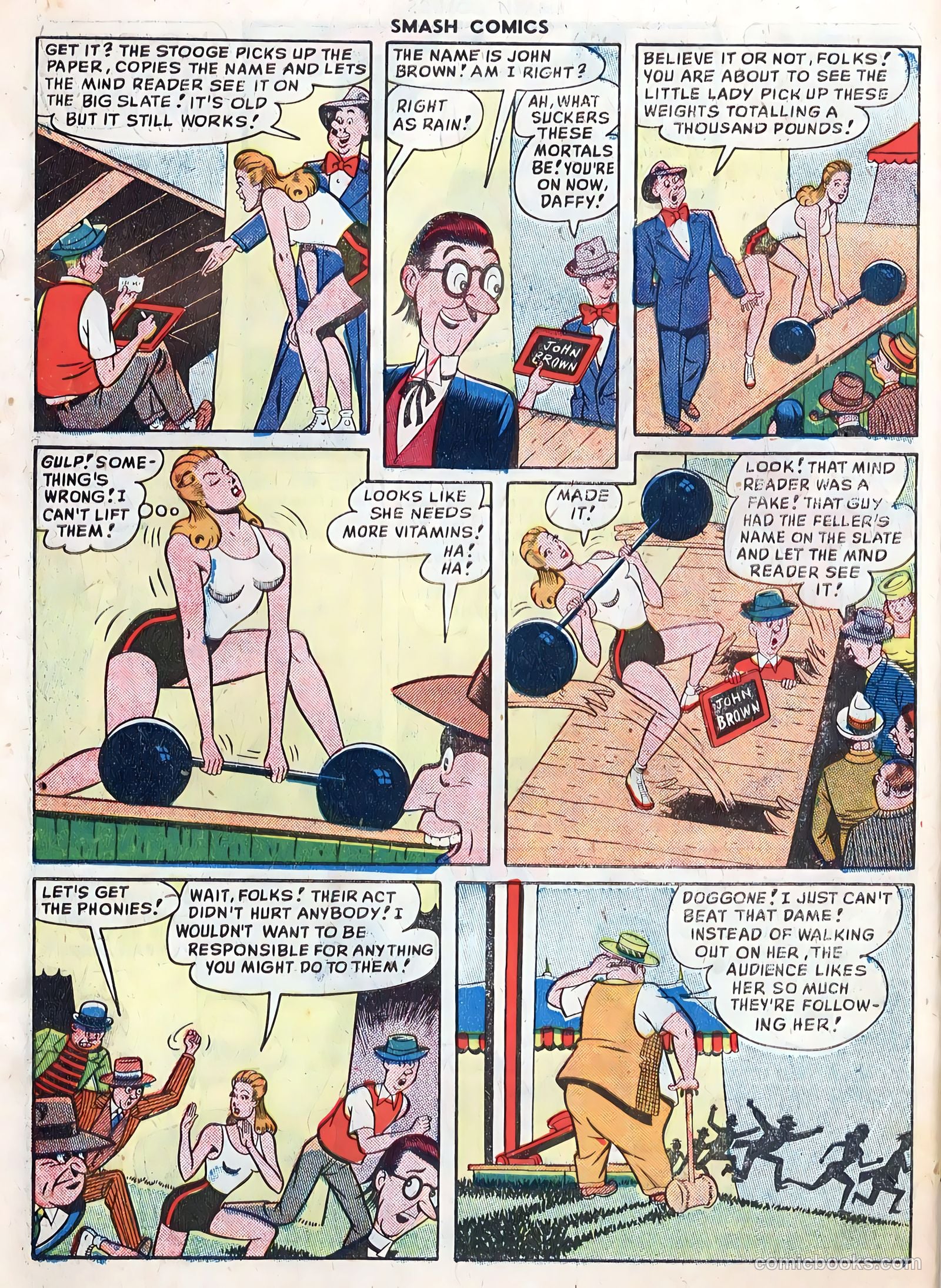 Smash Comics #84 (1949) — page 34 of 36