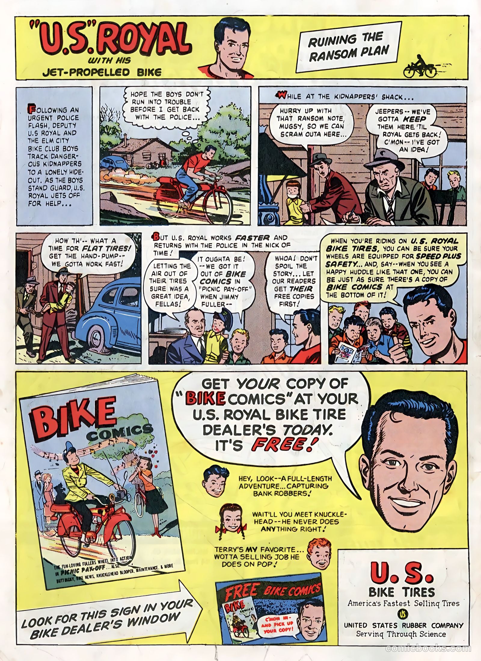 Smash Comics #84 (1949) — page 36 of 36