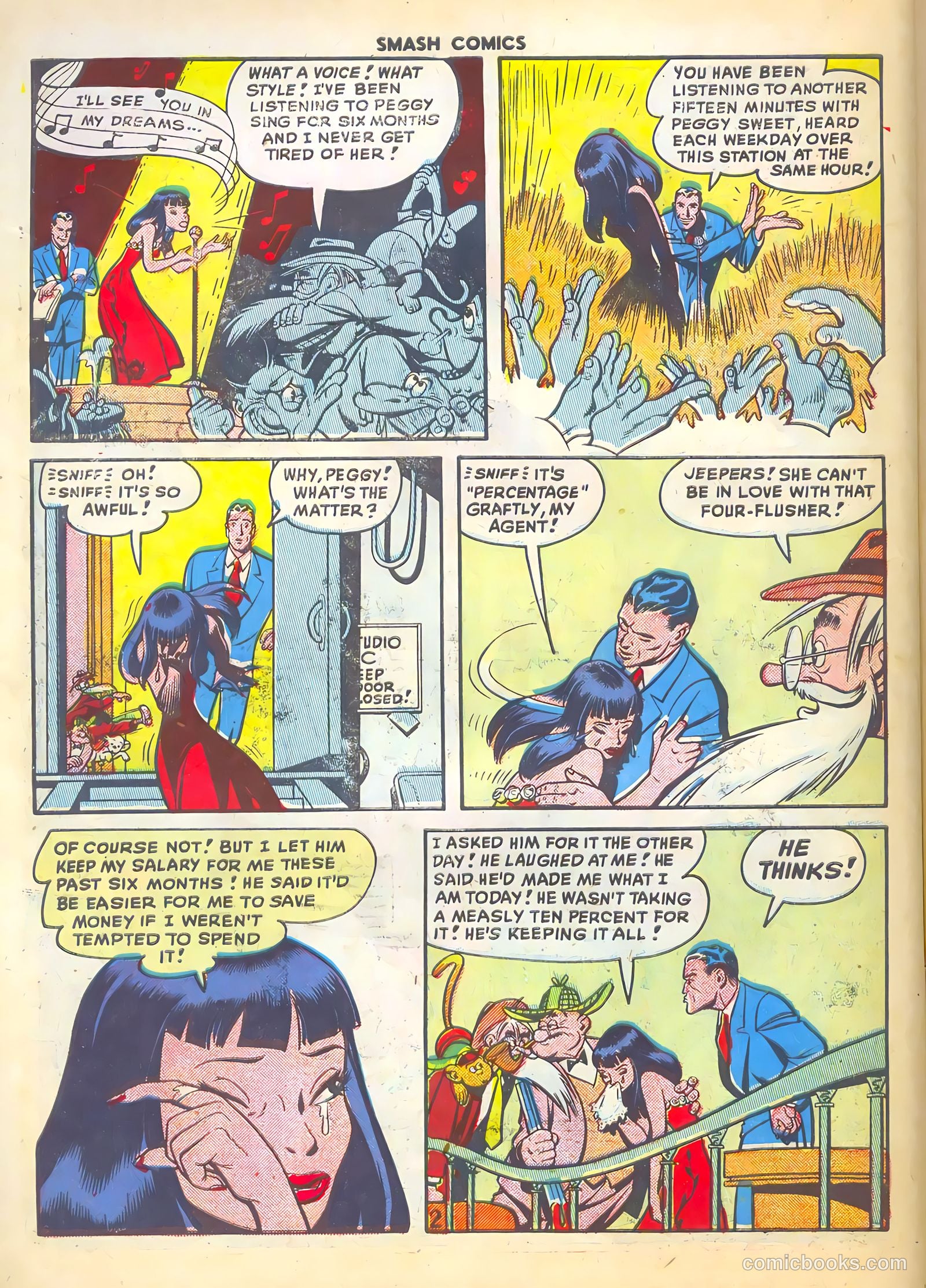 Smash Comics #85 (1949) — page 4 of 36