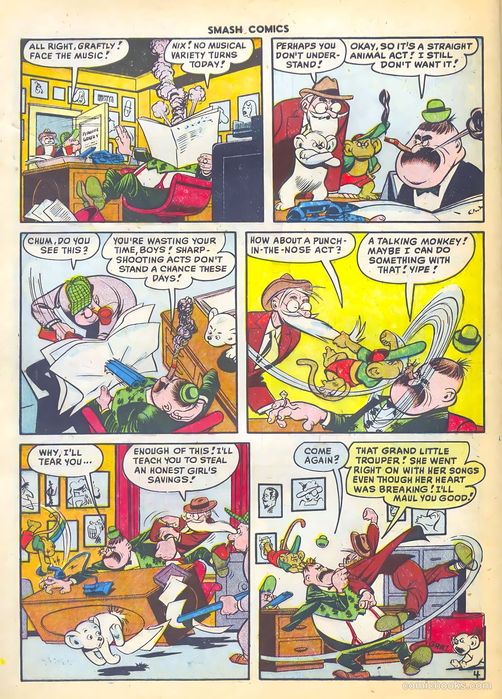 Smash Comics #85 (1949) — page 6 of 36