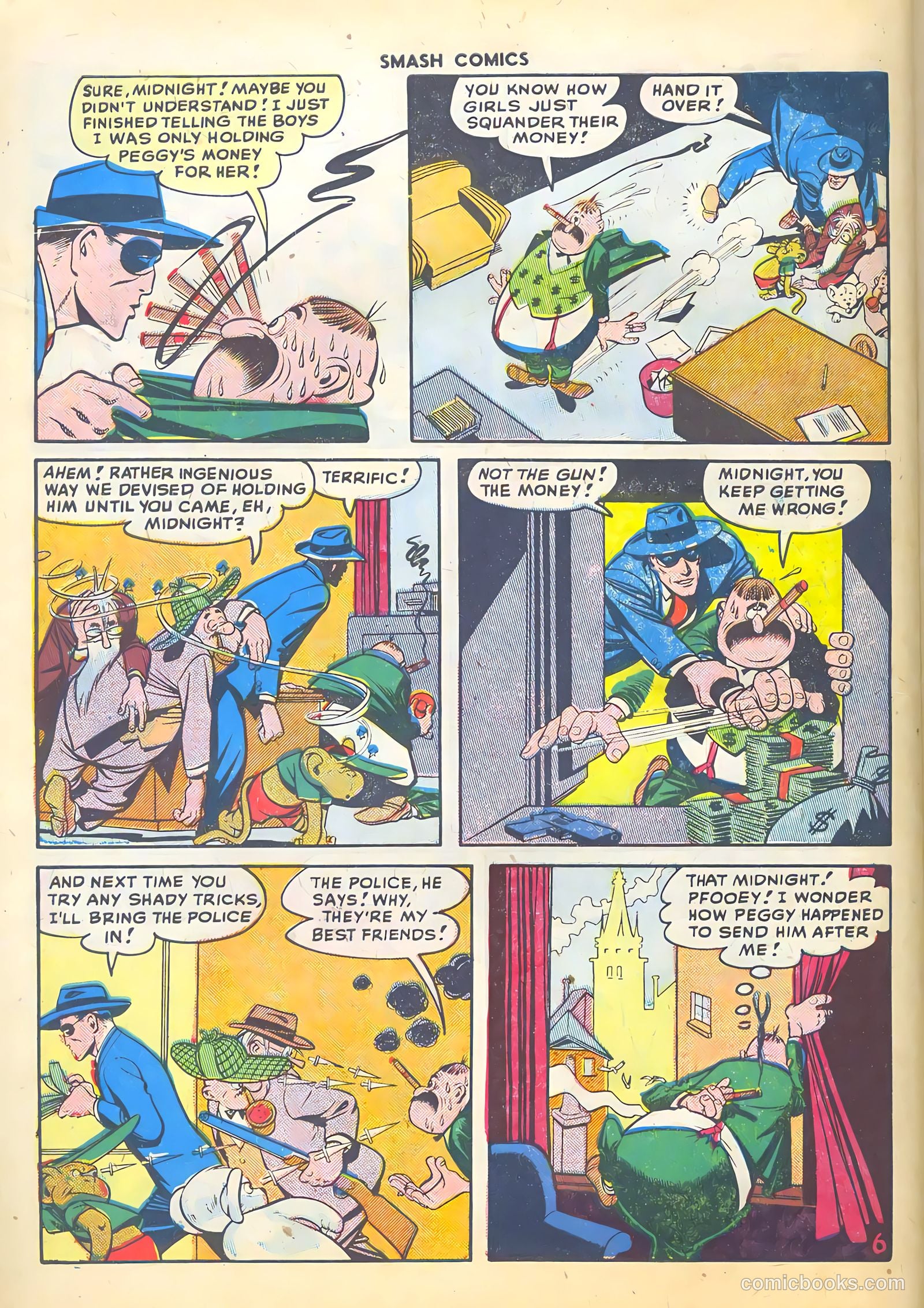 Smash Comics #85 (1949) — page 8 of 36