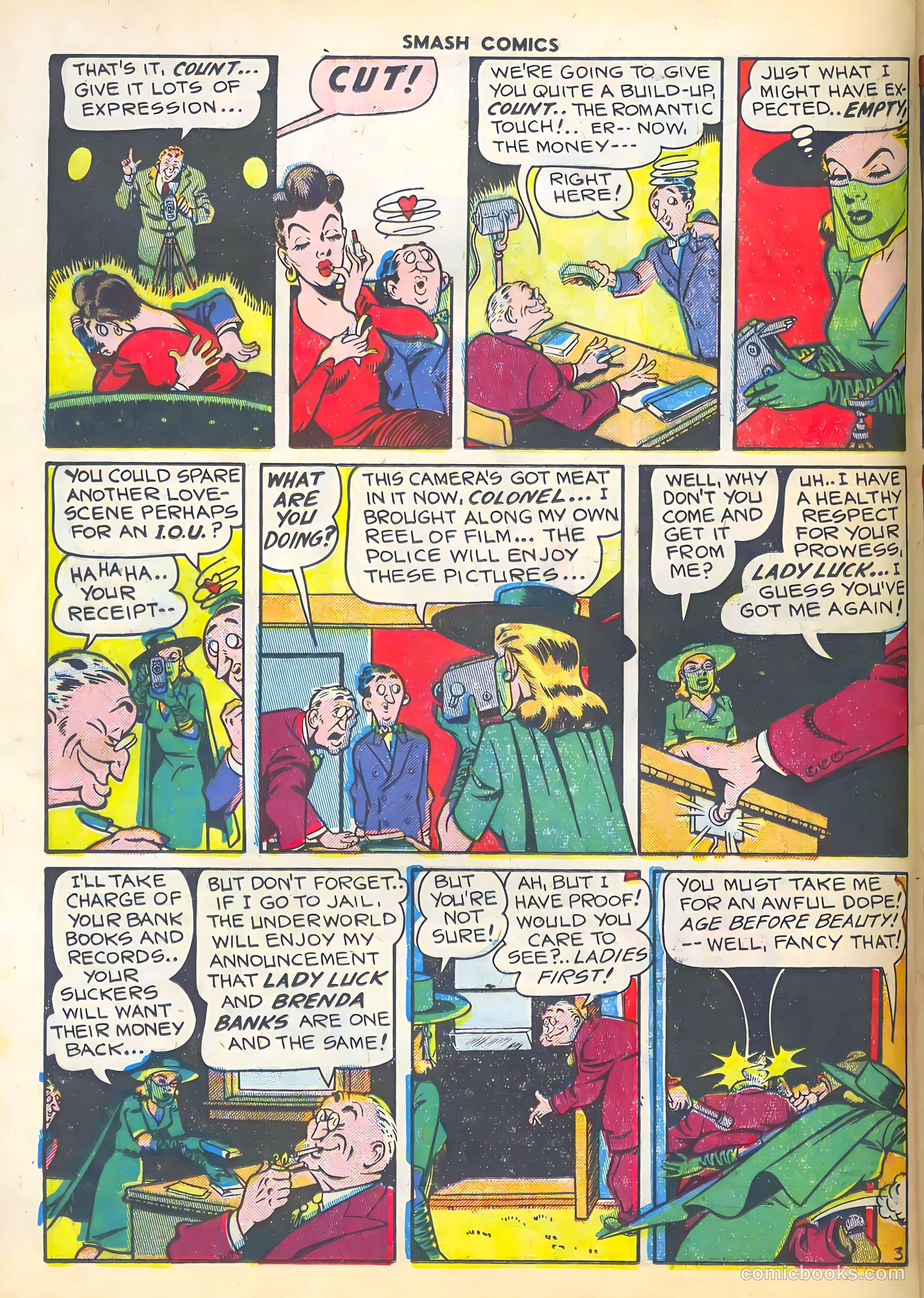 Smash Comics #85 (1949) — page 22 of 36