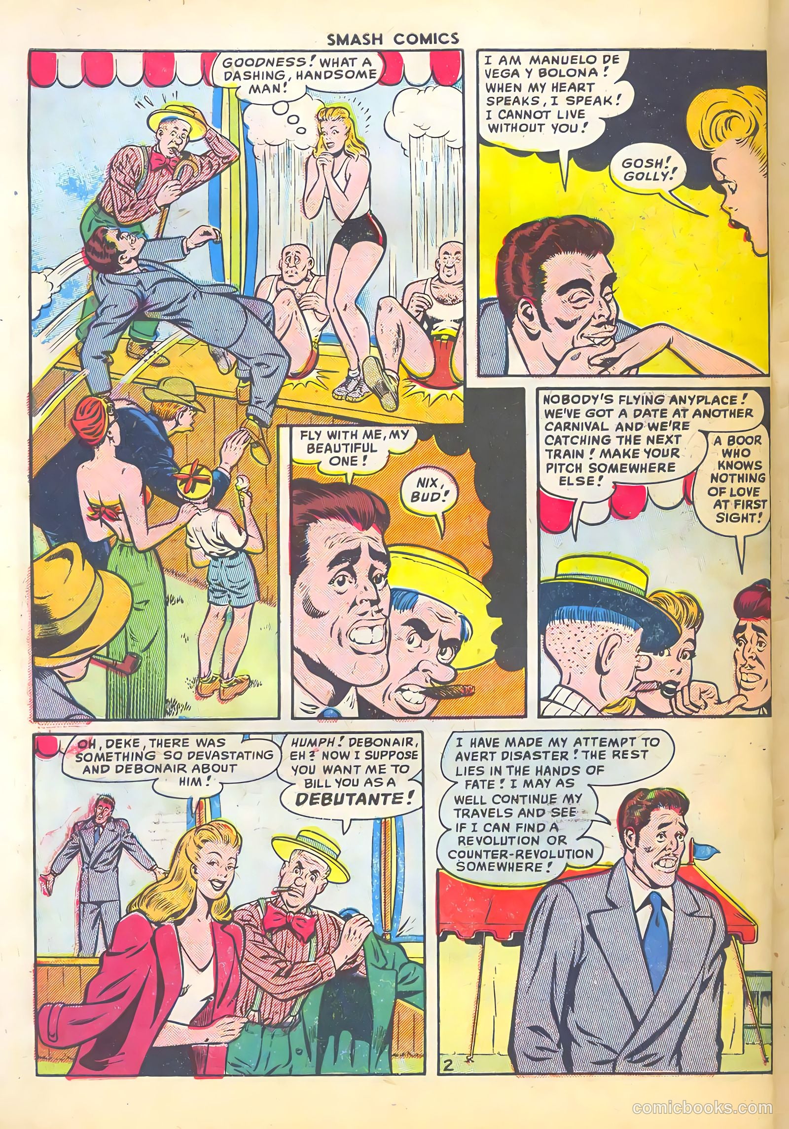 Smash Comics #85 (1949) — page 32 of 36