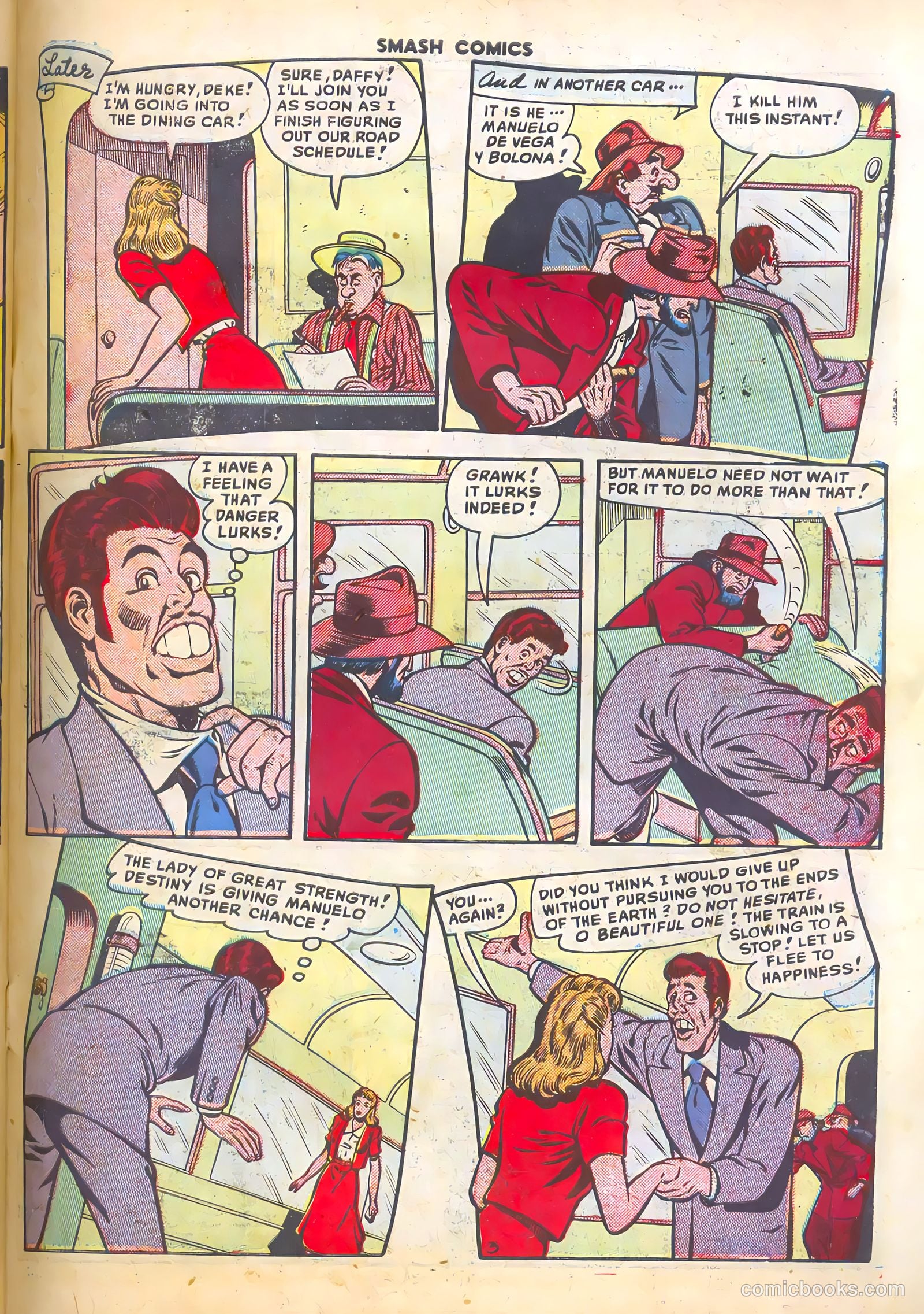 Smash Comics #85 (1949) — page 33 of 36