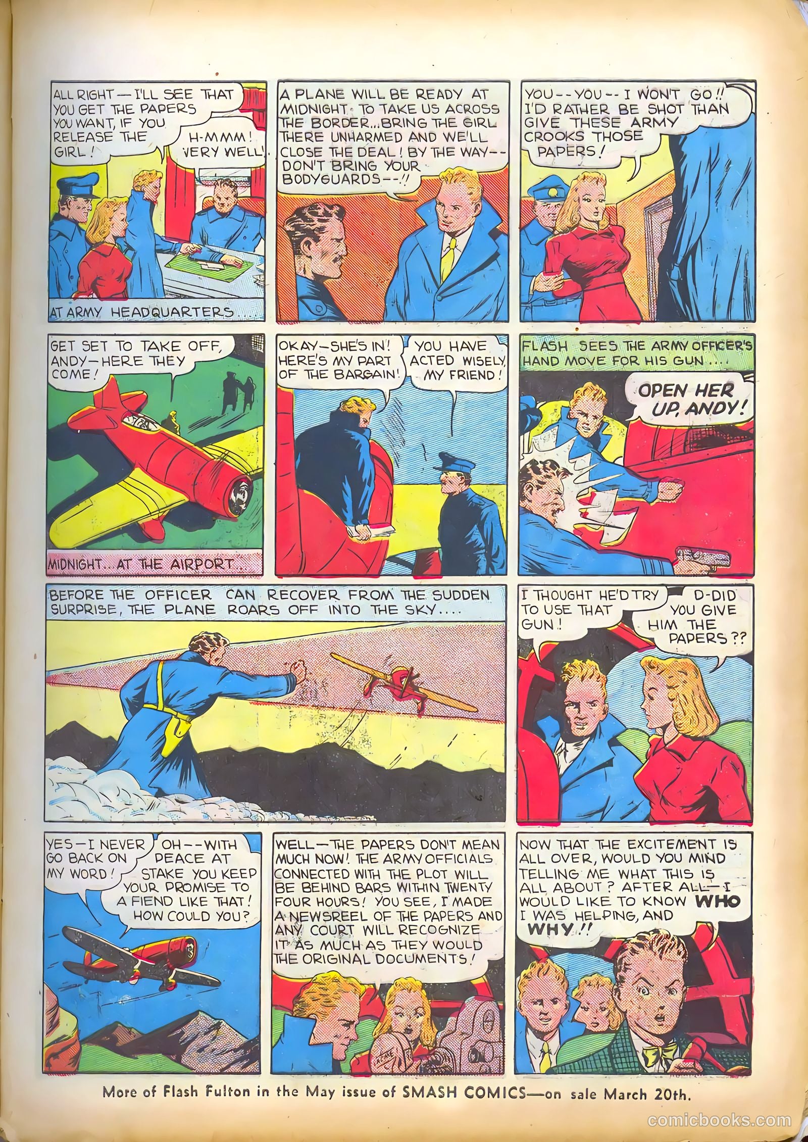 Smash Comics #9 (1940) — page 21 of 68