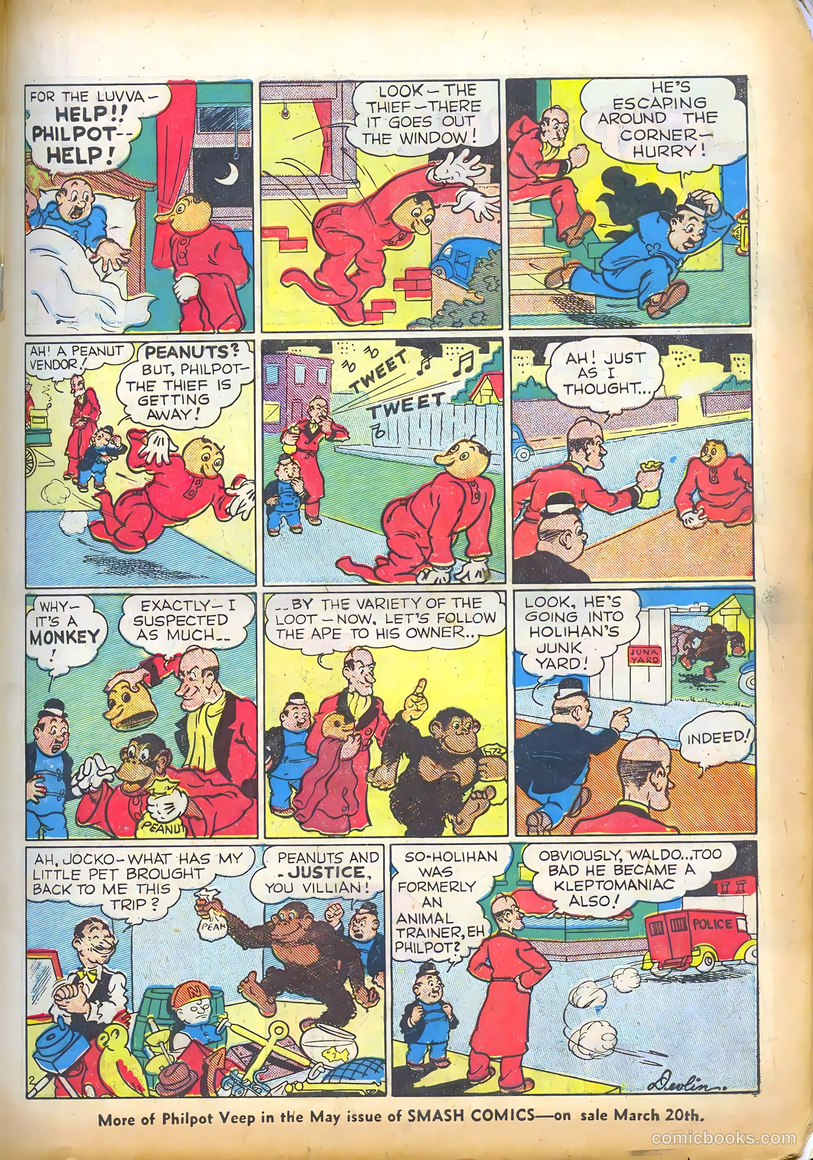 Smash Comics #9 (1940) — page 35 of 68