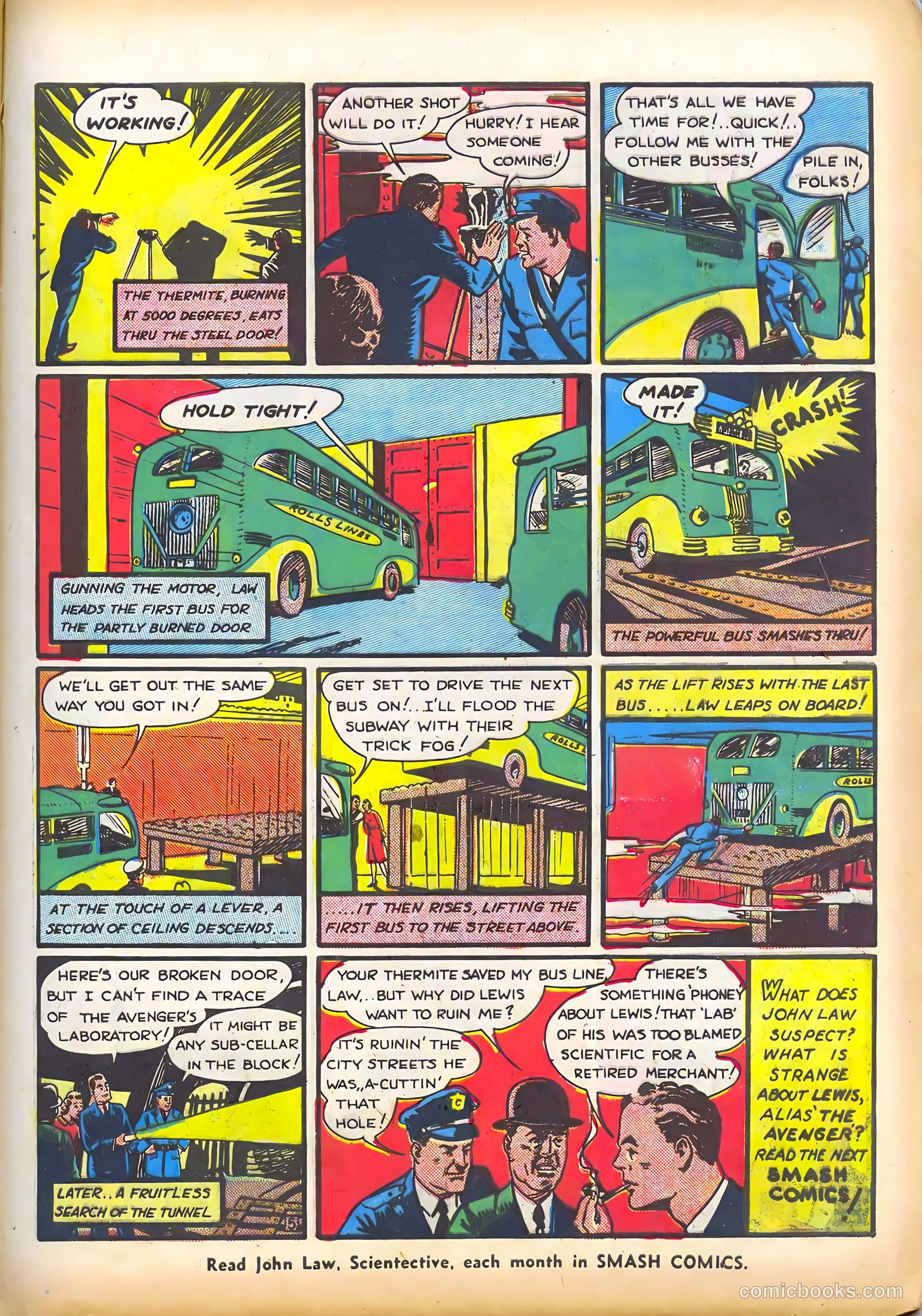 Smash Comics #9 (1940) — page 45 of 68