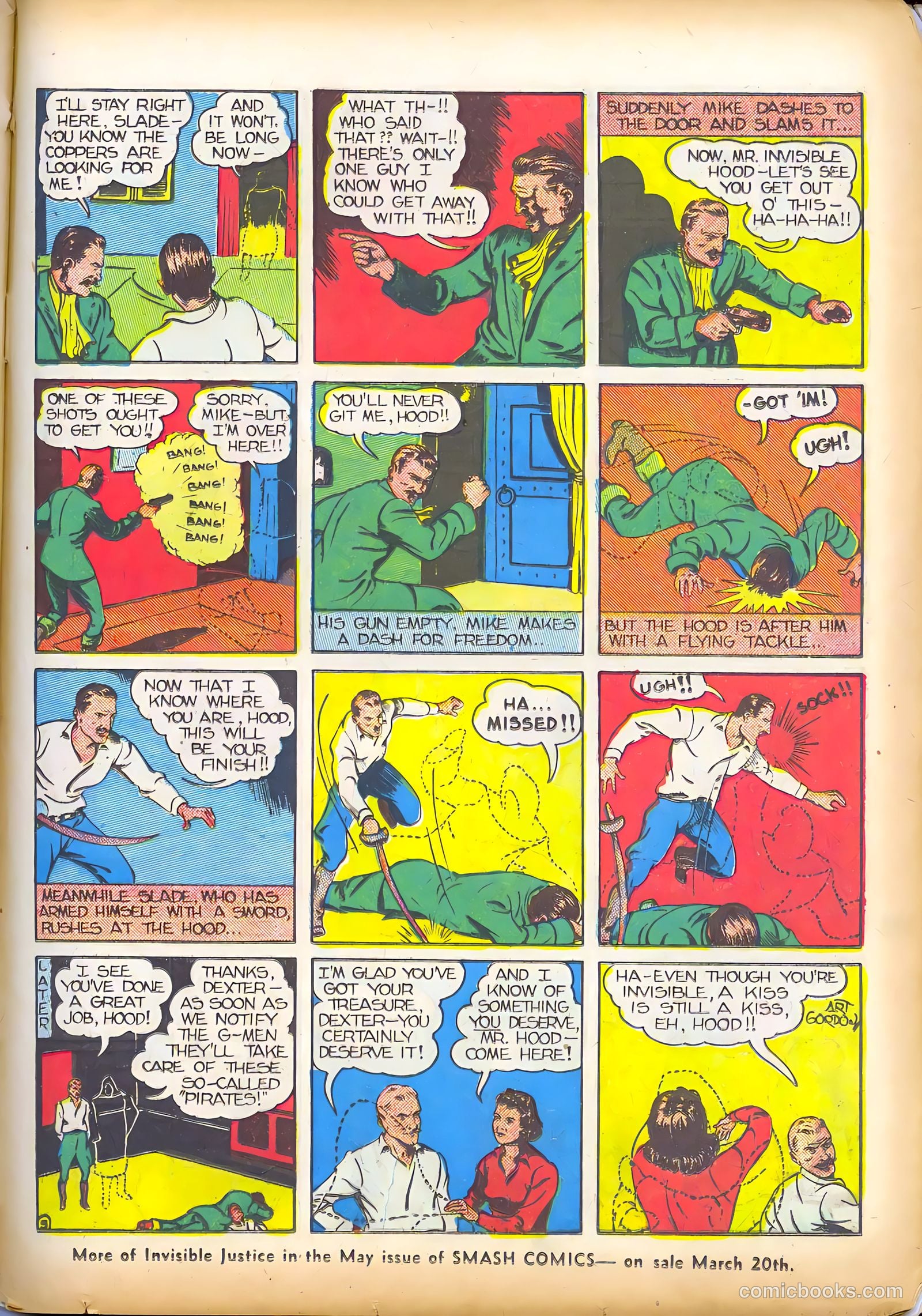 Smash Comics #9 (1940) — page 57 of 68