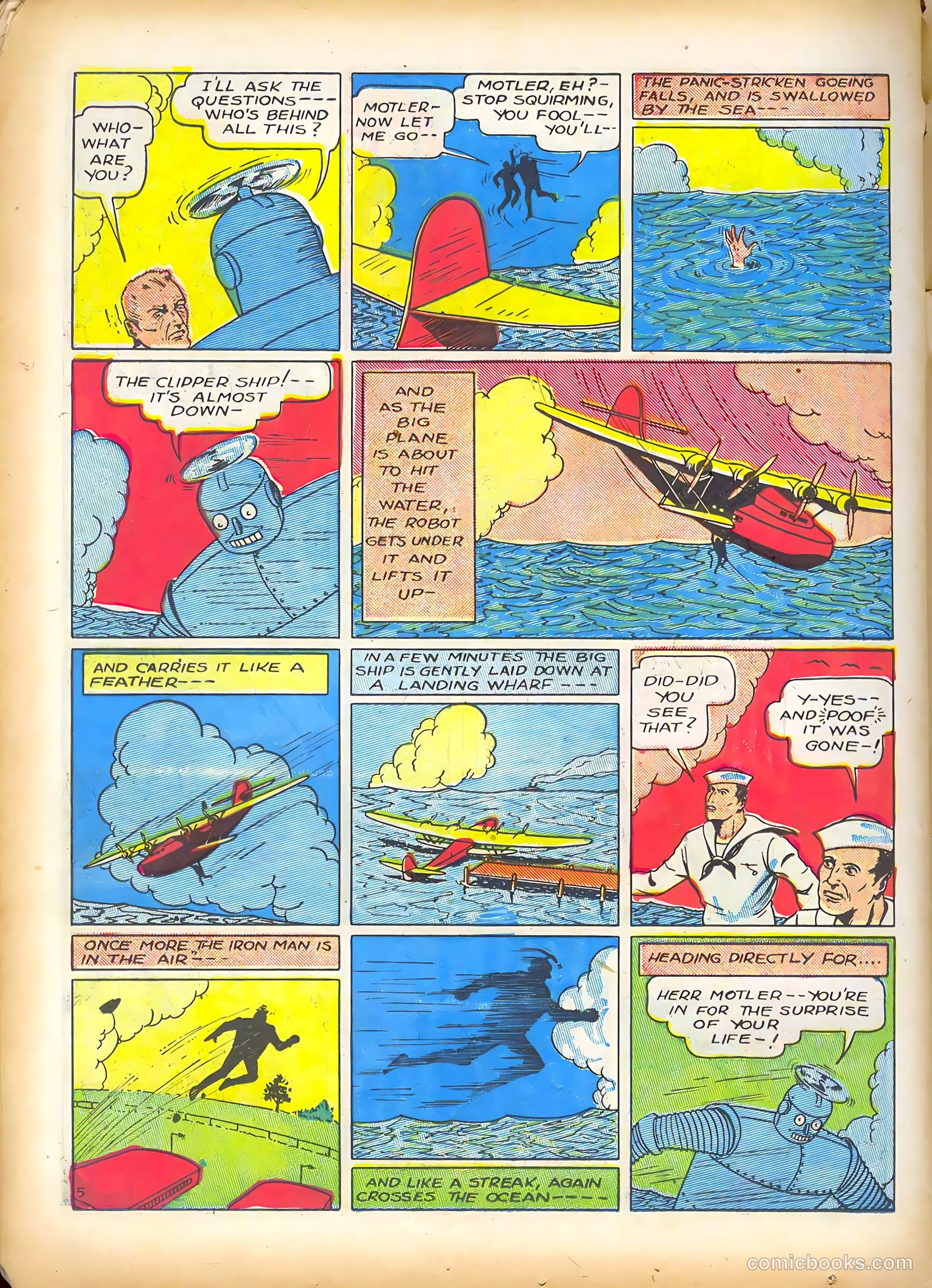 Smash Comics #9 (1940) — page 64 of 68