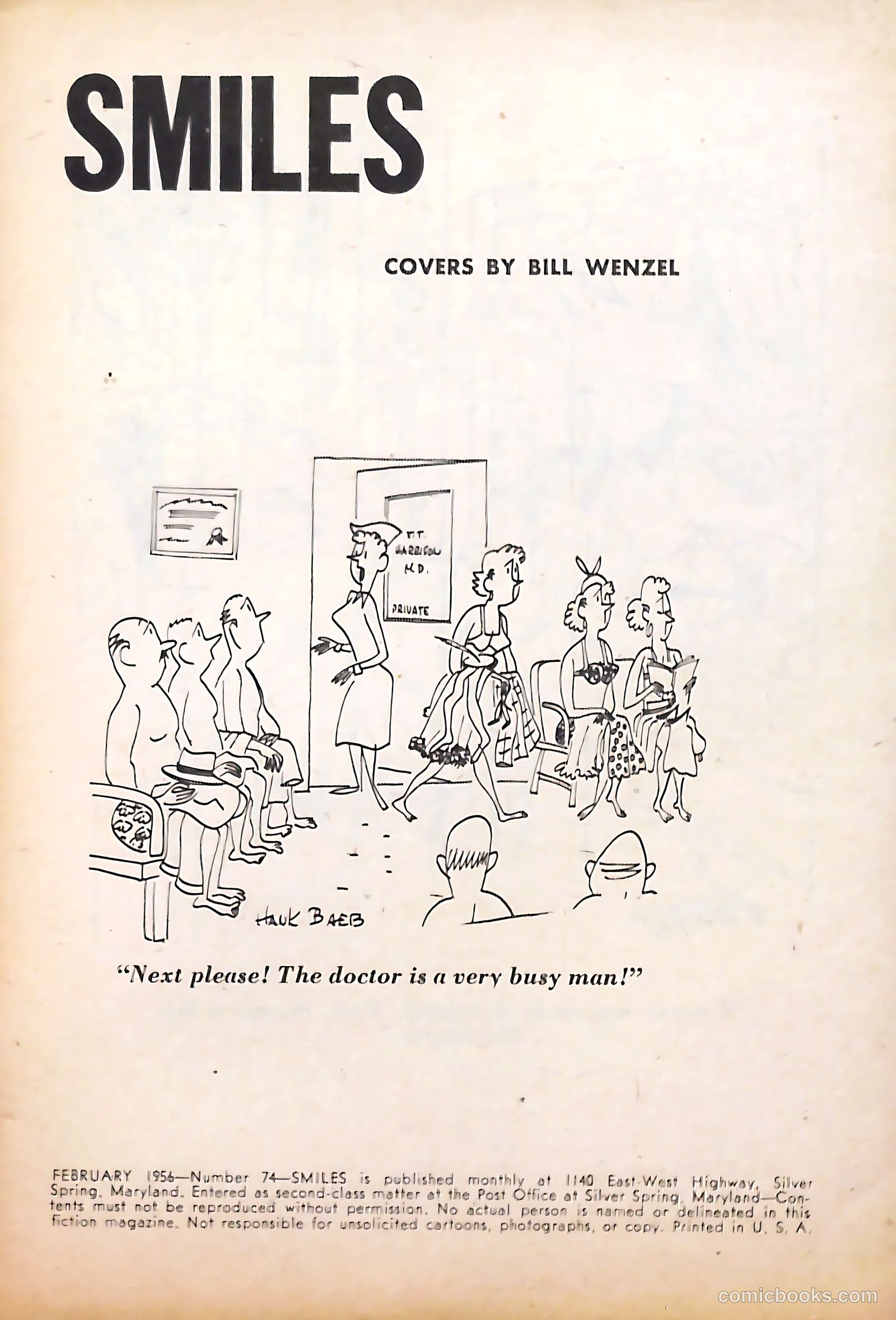 Smiles #74 (1956) — page 3 of 93