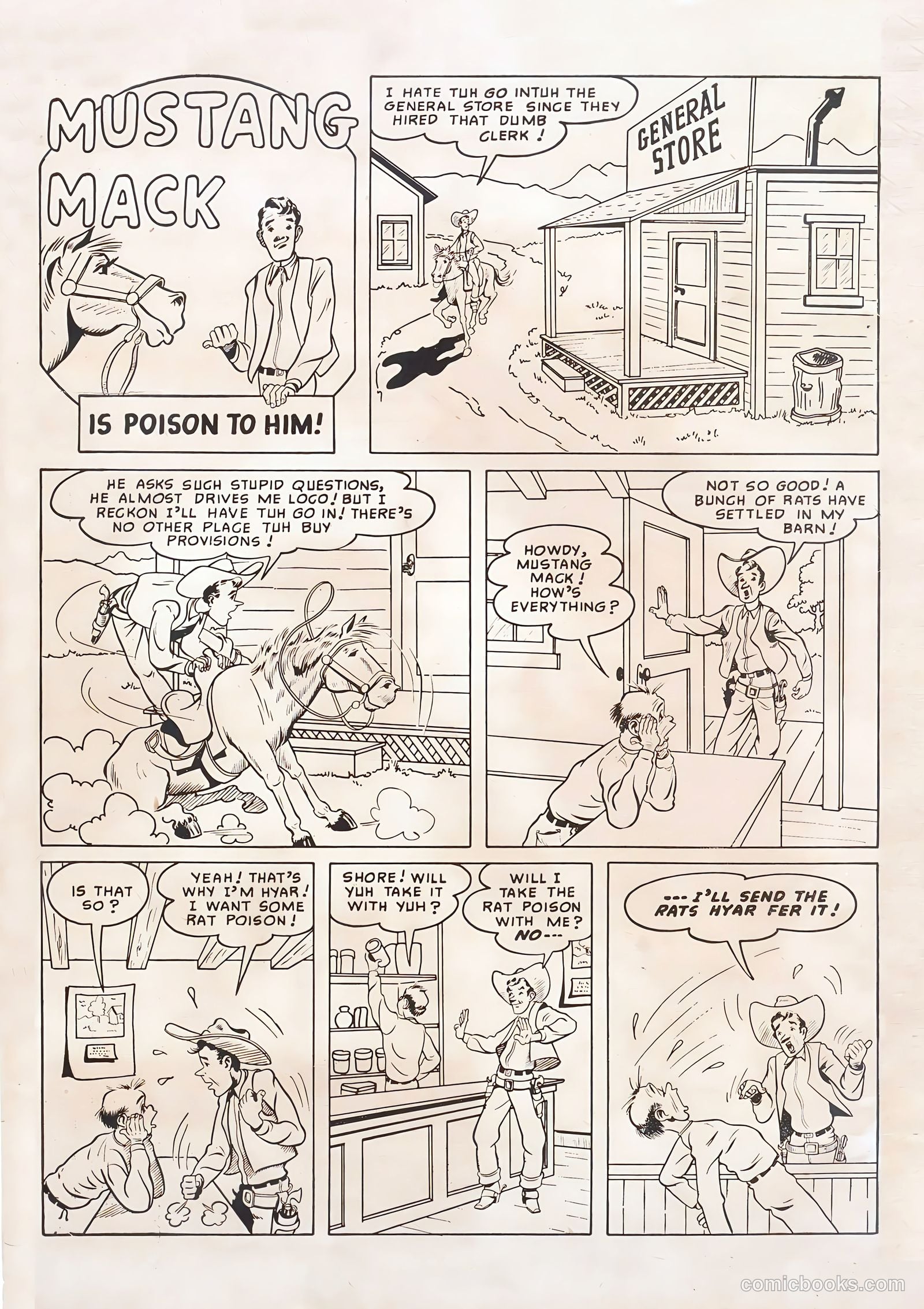 Smiley Burnette Western #1 (1950) — page 2 of 36