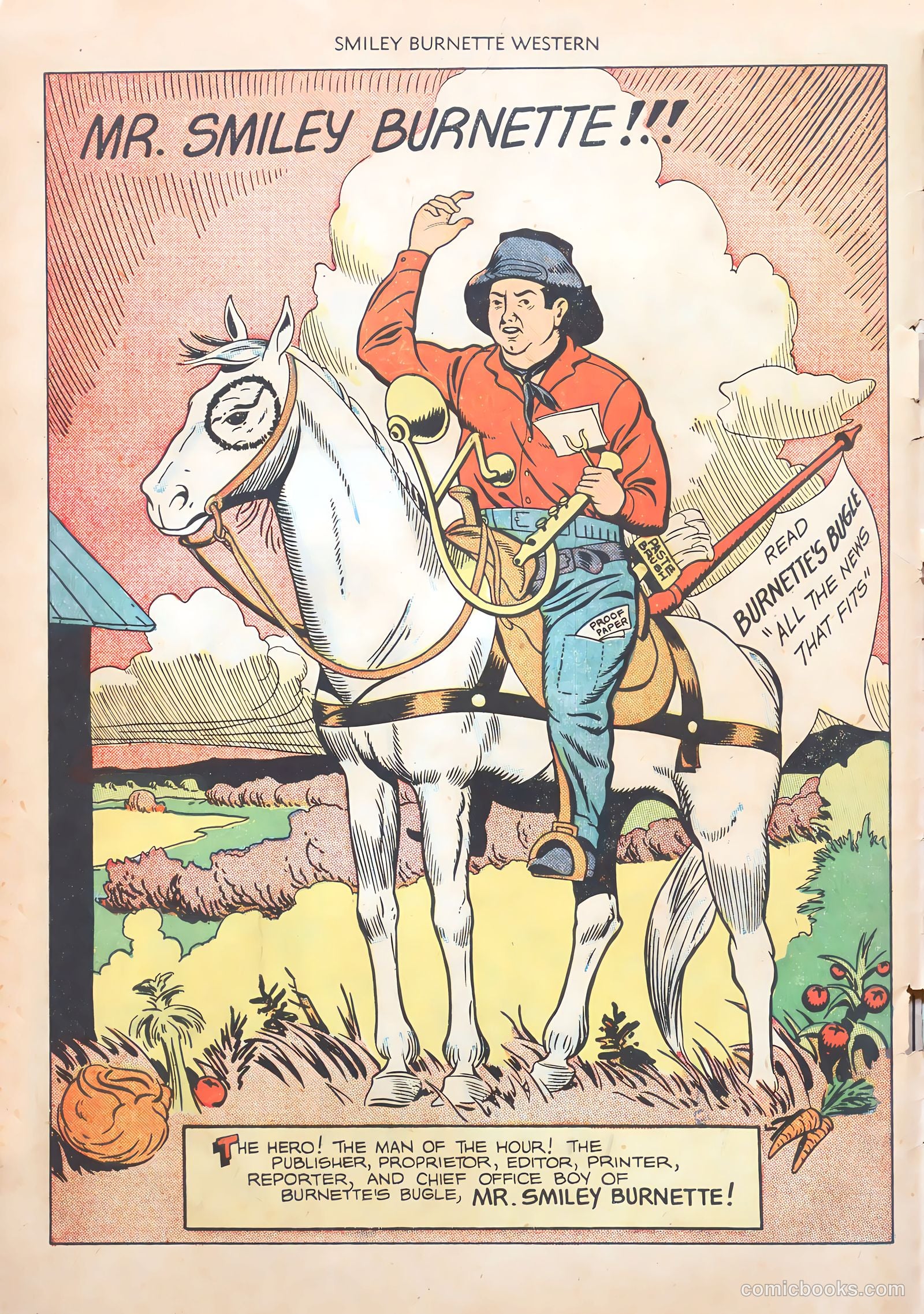 Smiley Burnette Western #1 (1950) — page 4 of 36