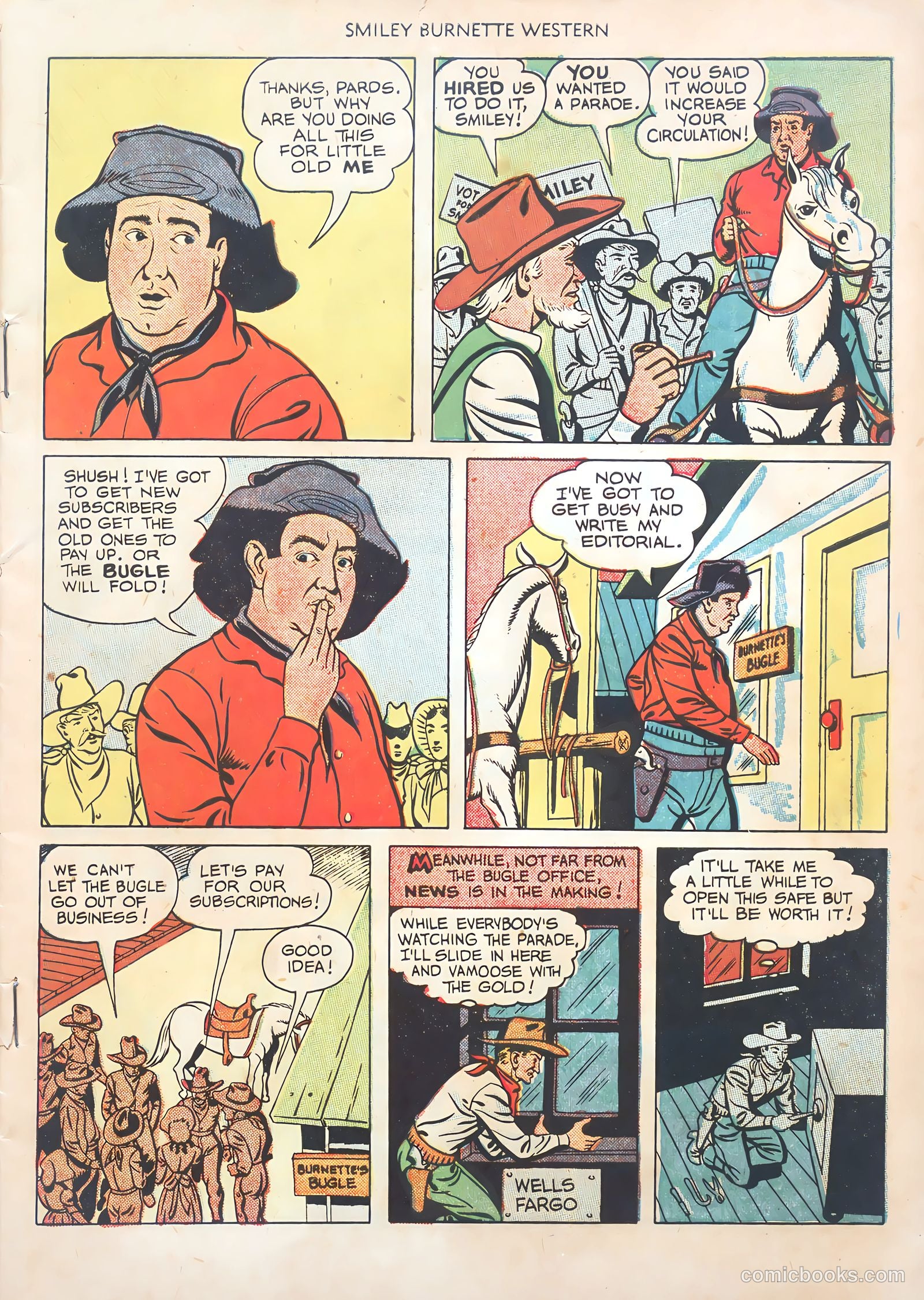 Smiley Burnette Western #1 (1950) — page 5 of 36
