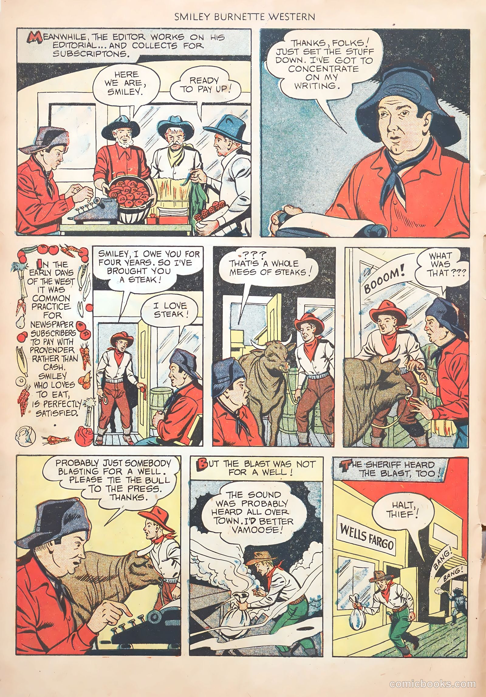 Smiley Burnette Western #1 (1950) — page 6 of 36