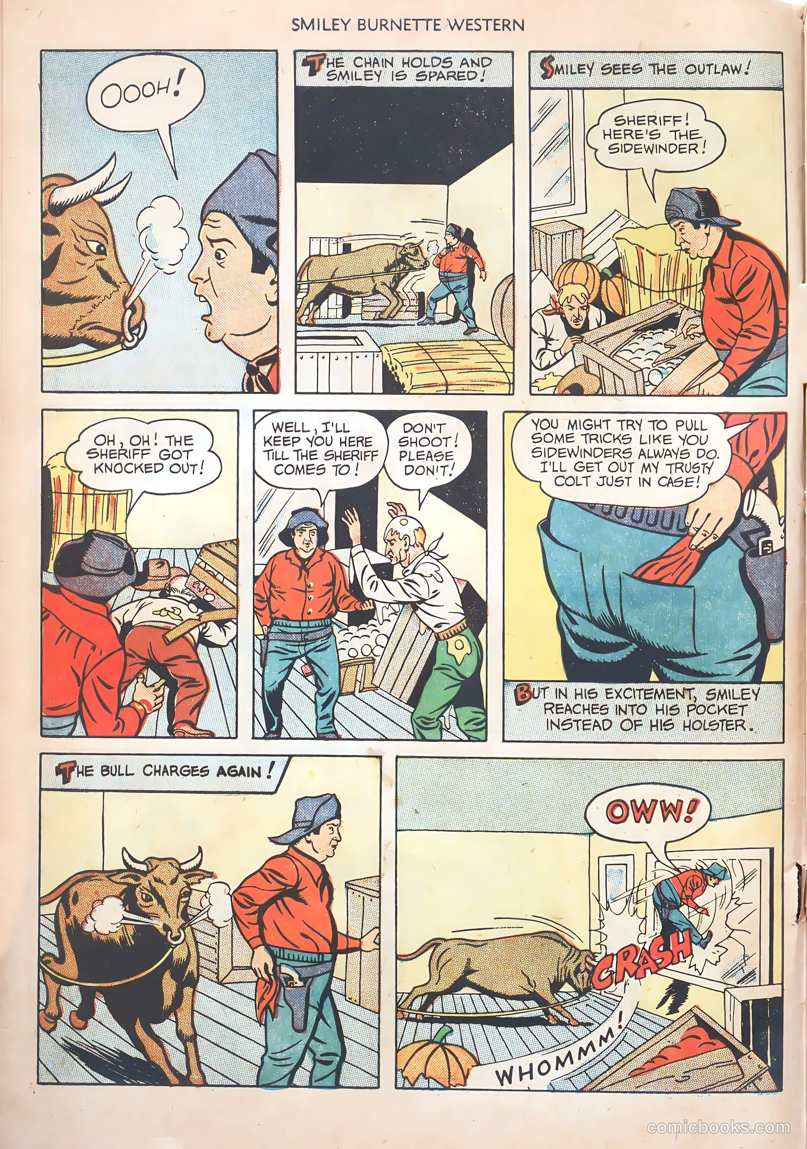 Smiley Burnette Western #1 (1950) — page 8 of 36