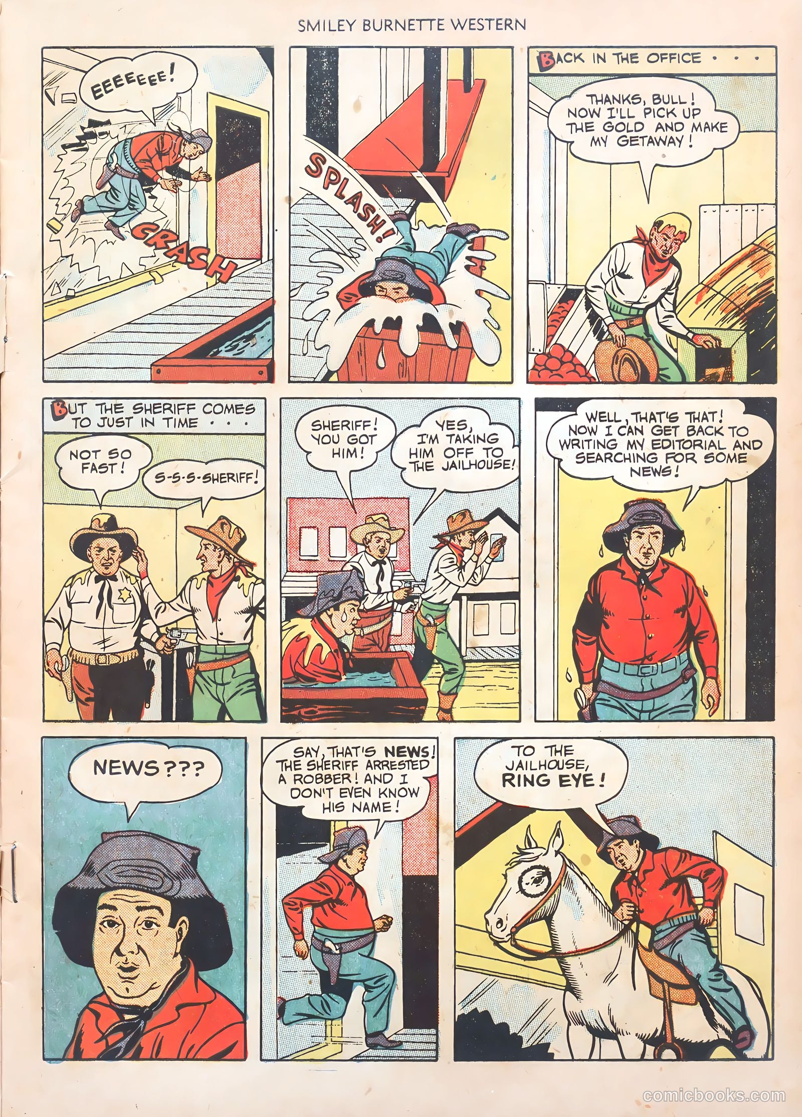 Smiley Burnette Western #1 (1950) — page 9 of 36