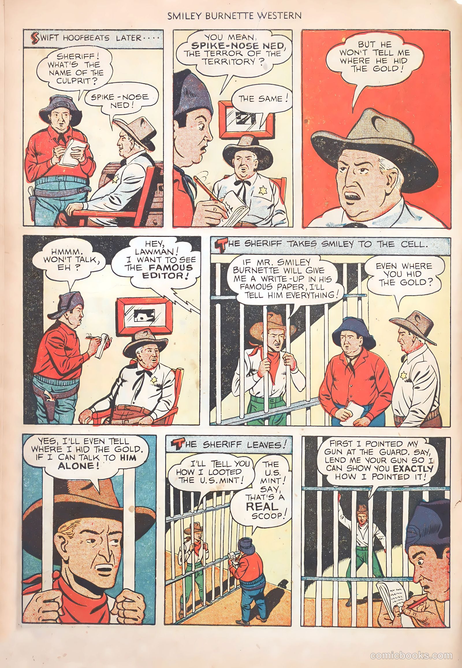 Smiley Burnette Western #1 (1950) — page 10 of 36