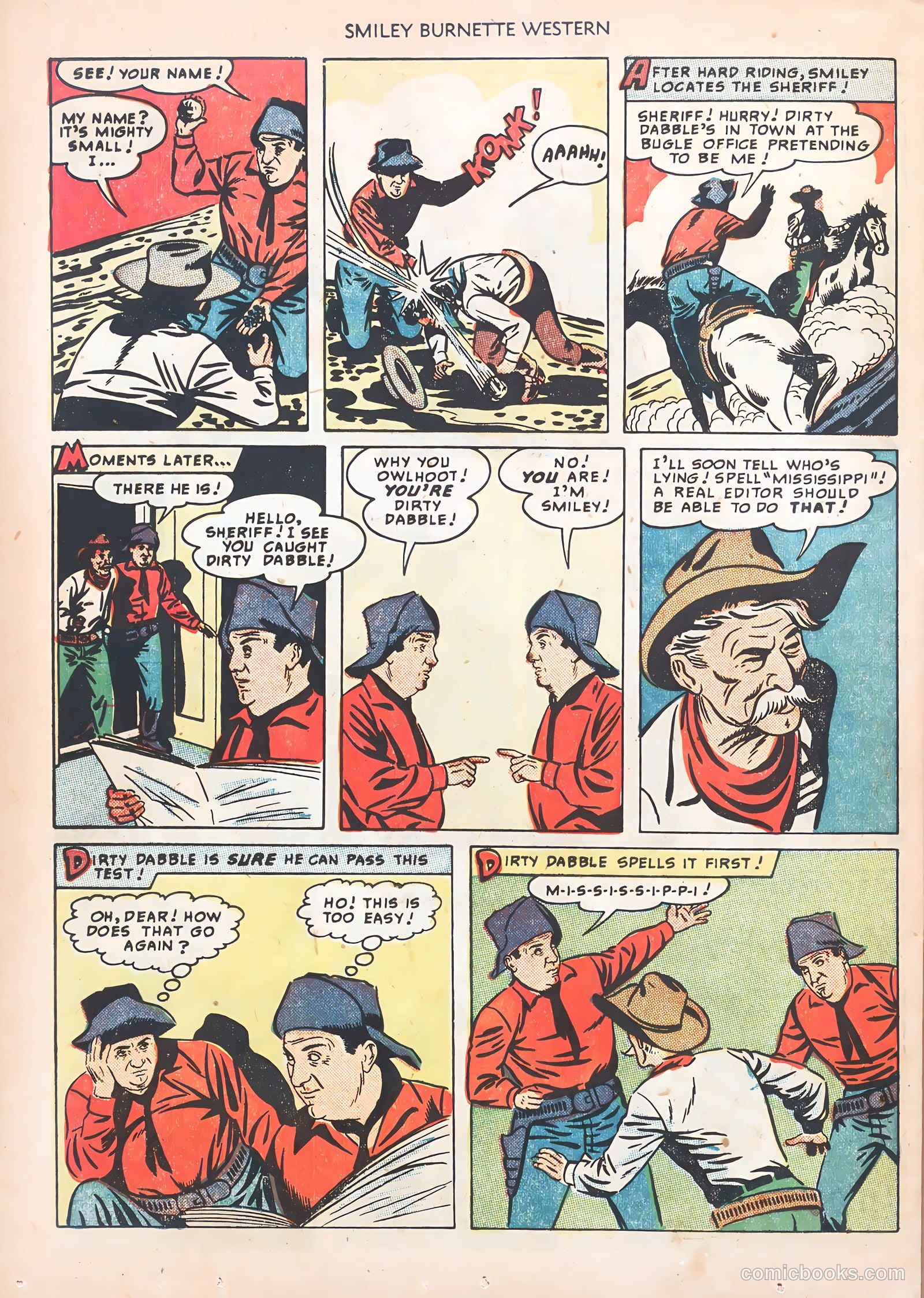 Smiley Burnette Western #1 (1950) — page 24 of 36