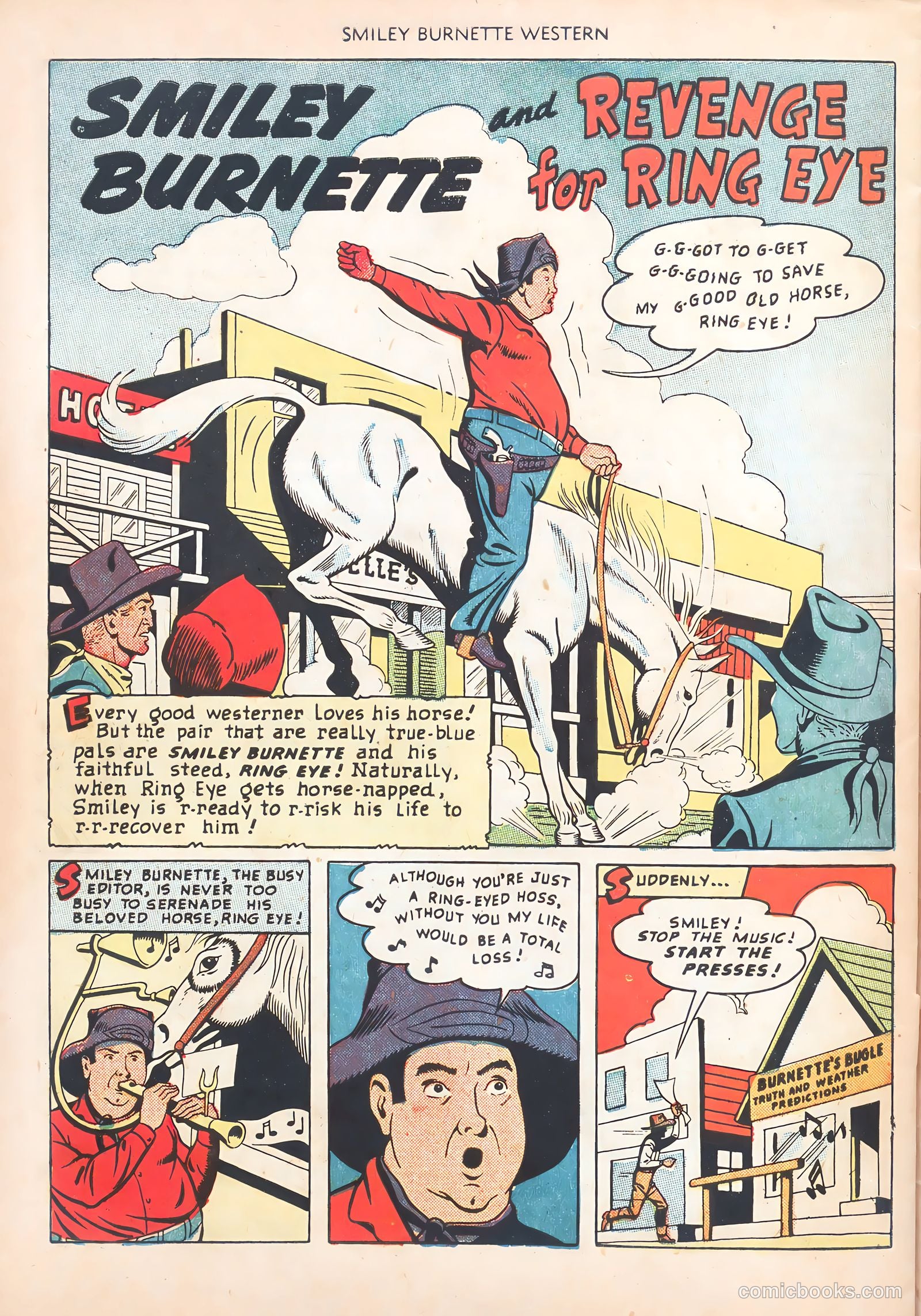 Smiley Burnette Western #1 (1950) — page 28 of 36