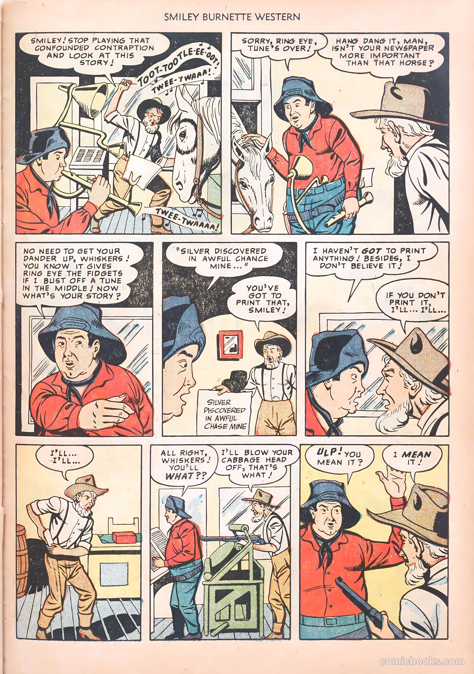 Smiley Burnette Western #1 (1950) — page 29 of 36