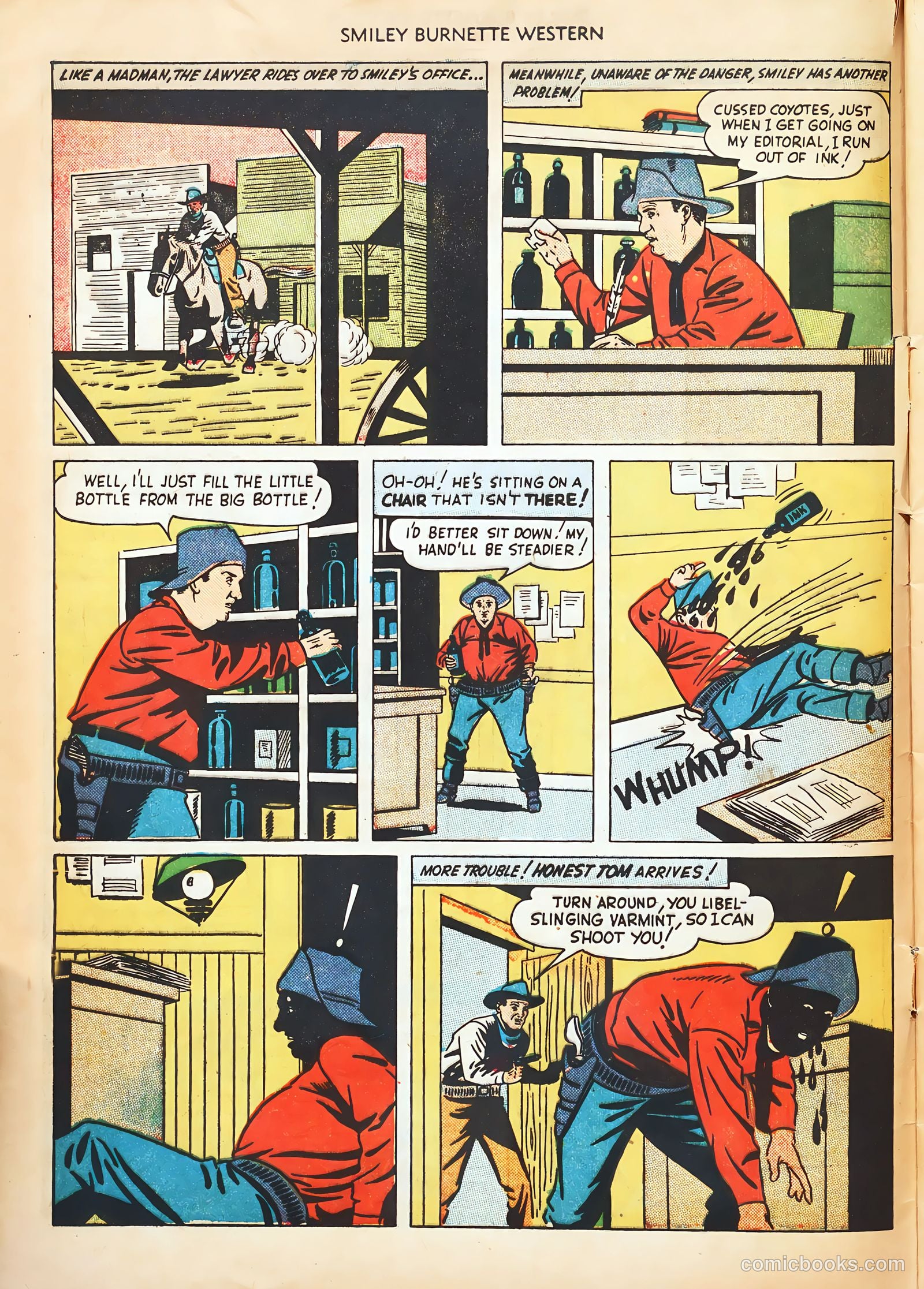 Smiley Burnette Western #2 (1950) — page 8 of 36