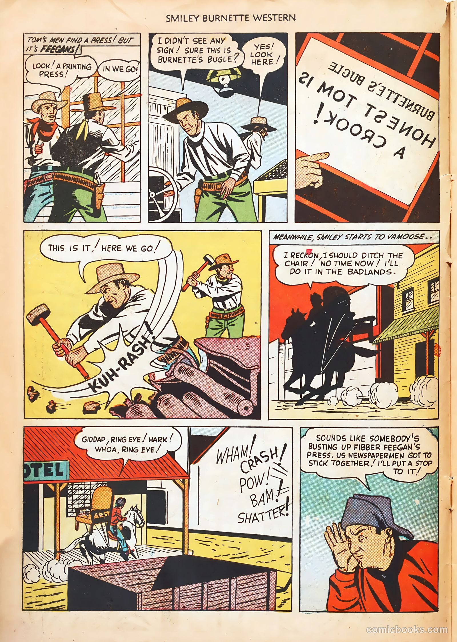 Smiley Burnette Western #2 (1950) — page 10 of 36