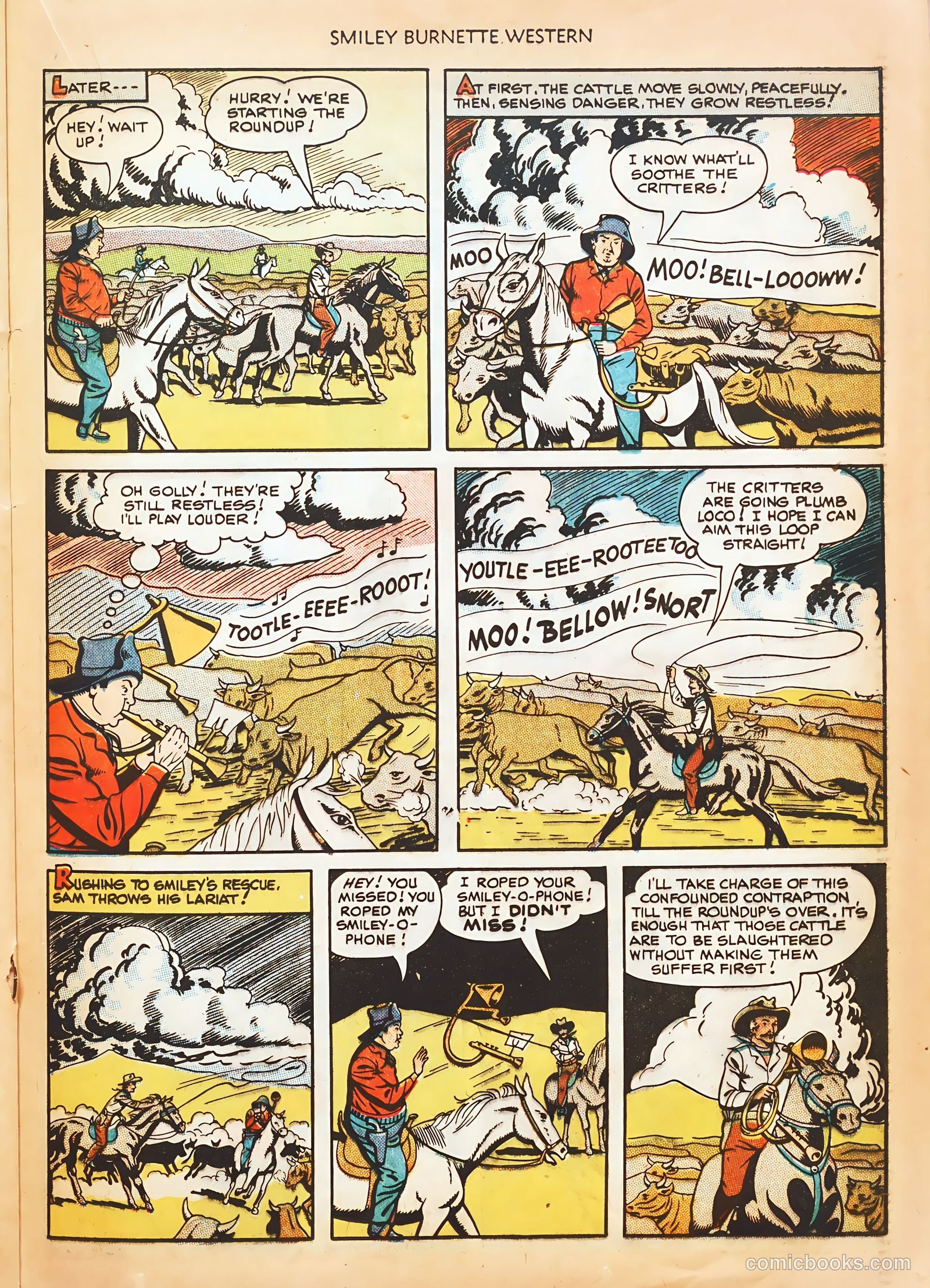 Smiley Burnette Western #2 (1950) — page 21 of 36