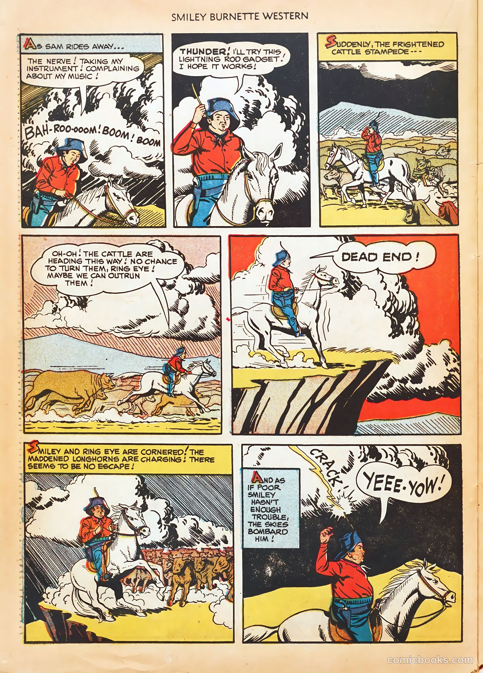 Smiley Burnette Western #2 (1950) — page 22 of 36