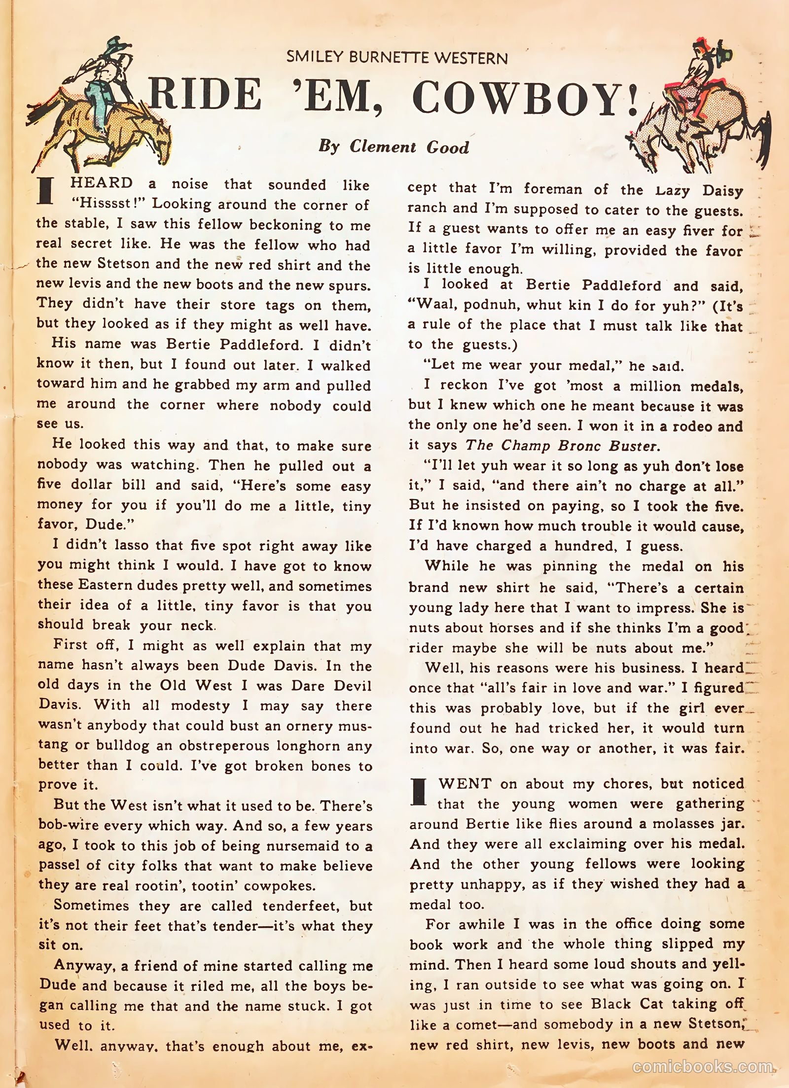 Smiley Burnette Western #2 (1950) — page 25 of 36