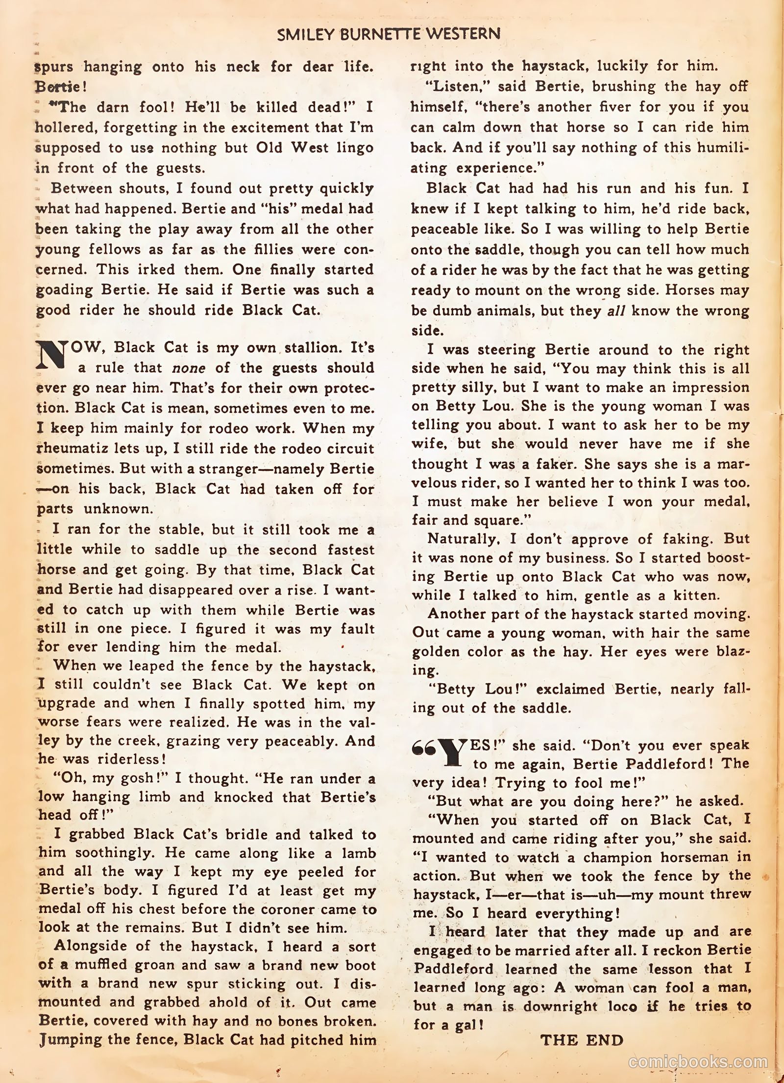 Smiley Burnette Western #2 (1950) — page 26 of 36