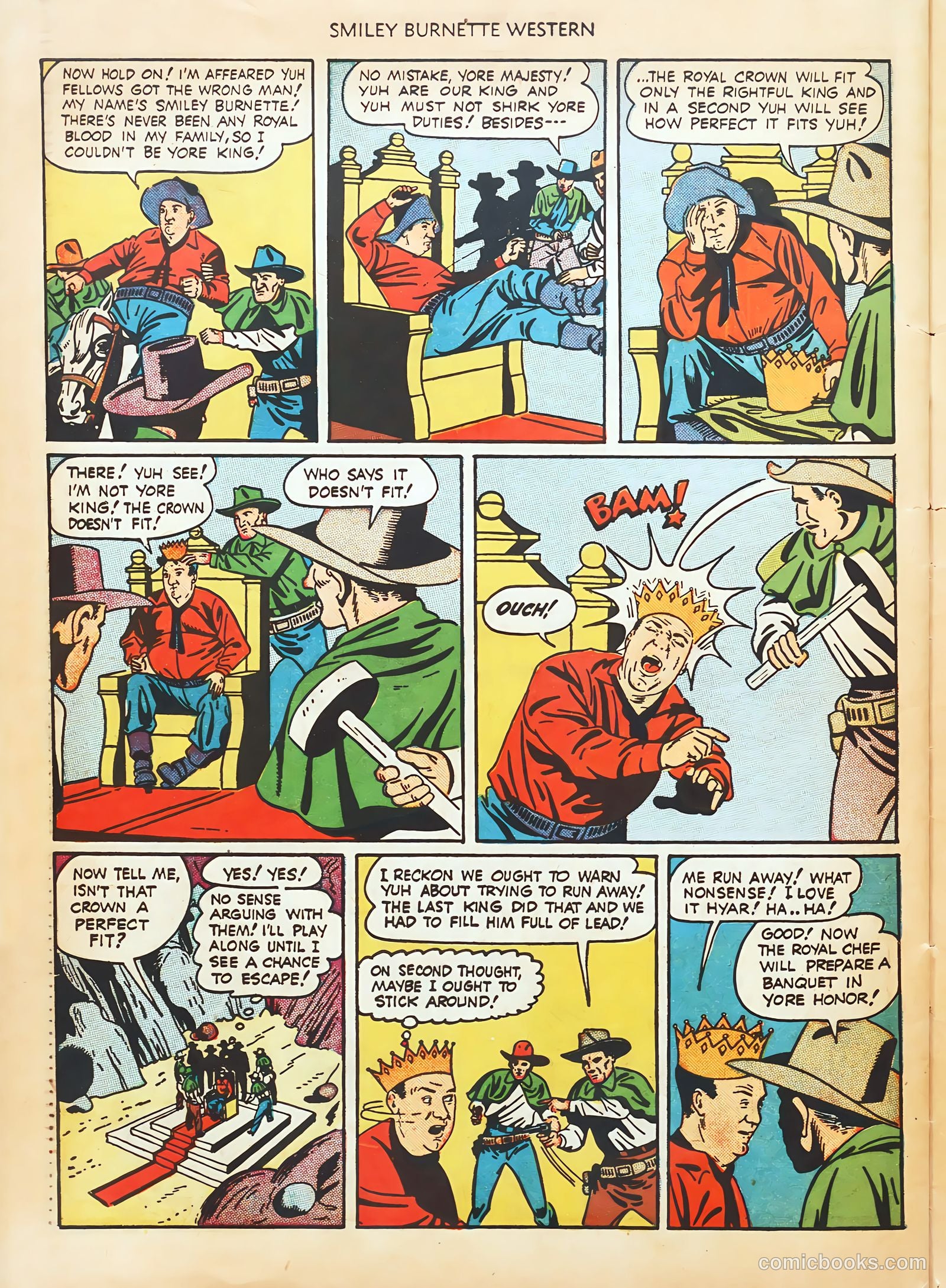 Smiley Burnette Western #2 (1950) — page 30 of 36