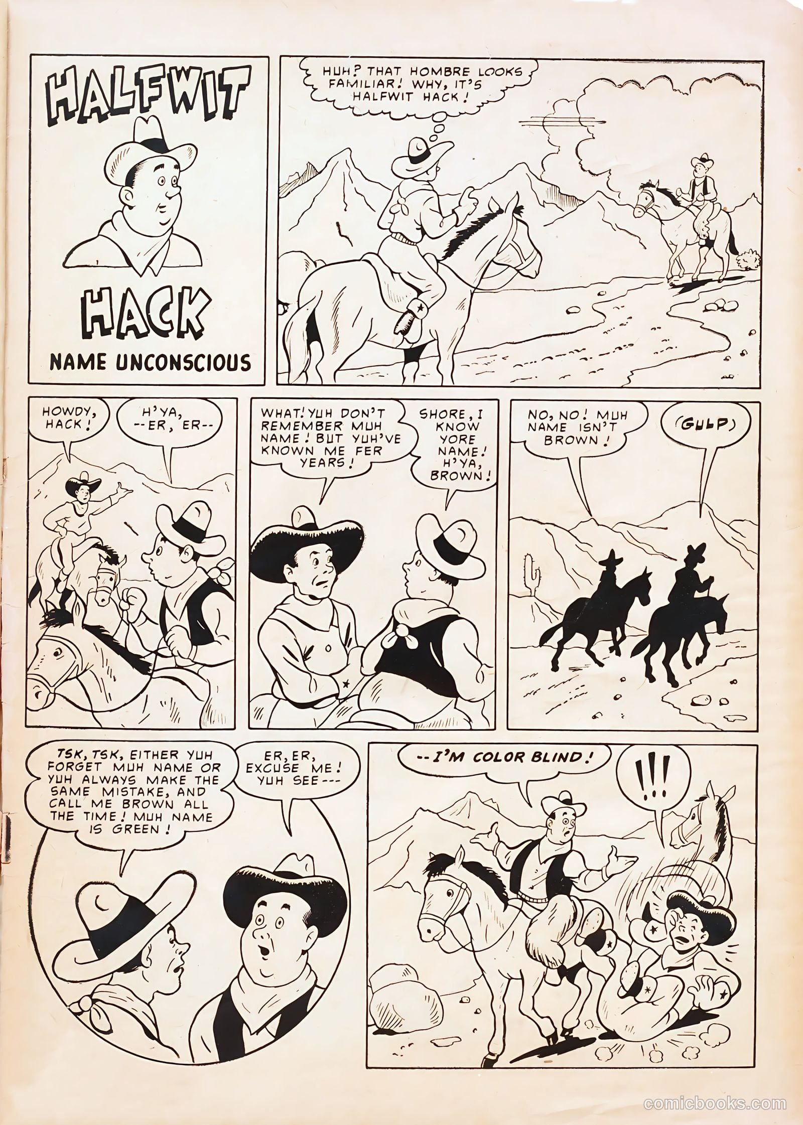 Smiley Burnette Western #2 (1950) — page 35 of 36