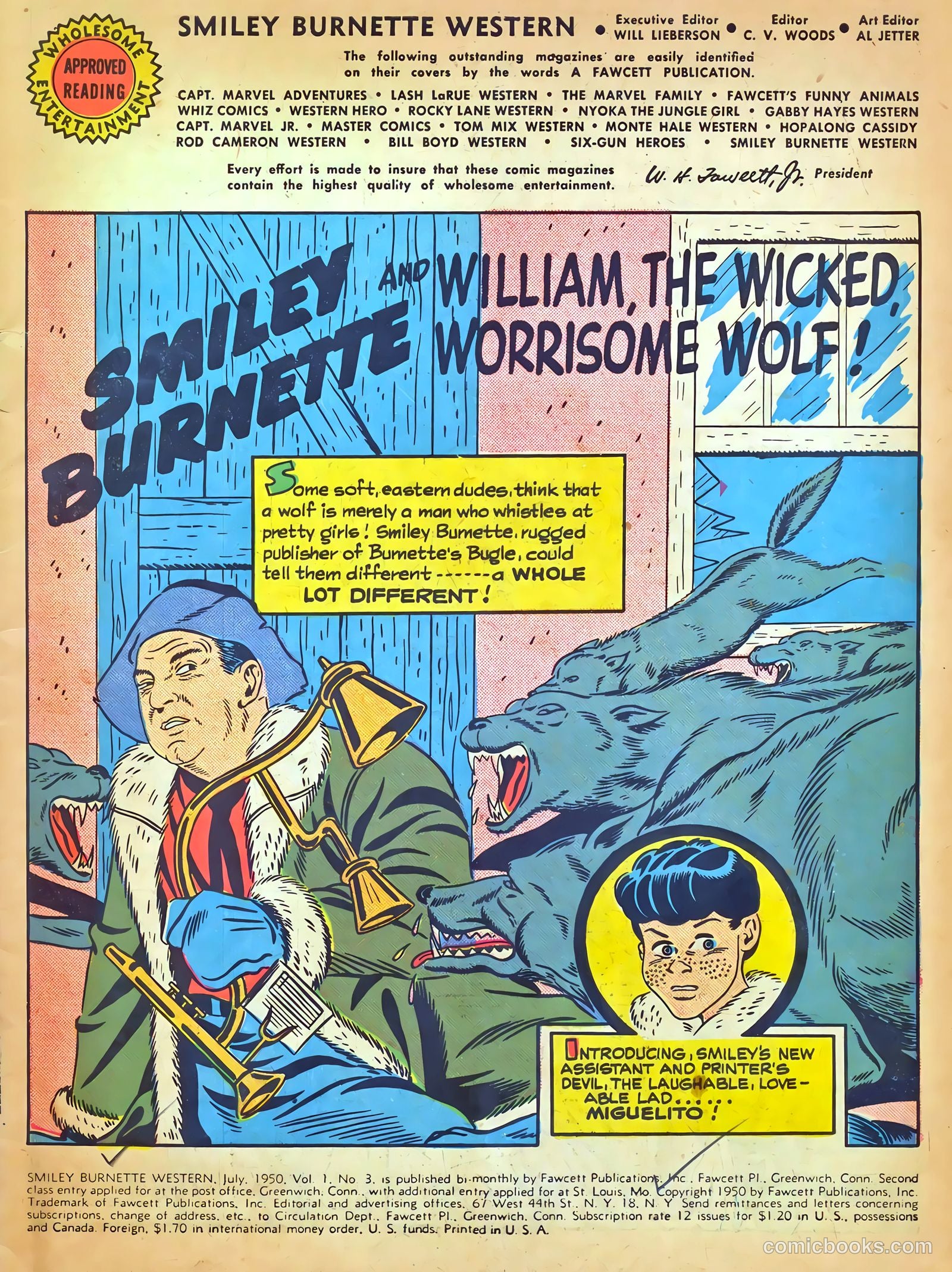 Smiley Burnette Western #3 (1950) — page 3 of 36