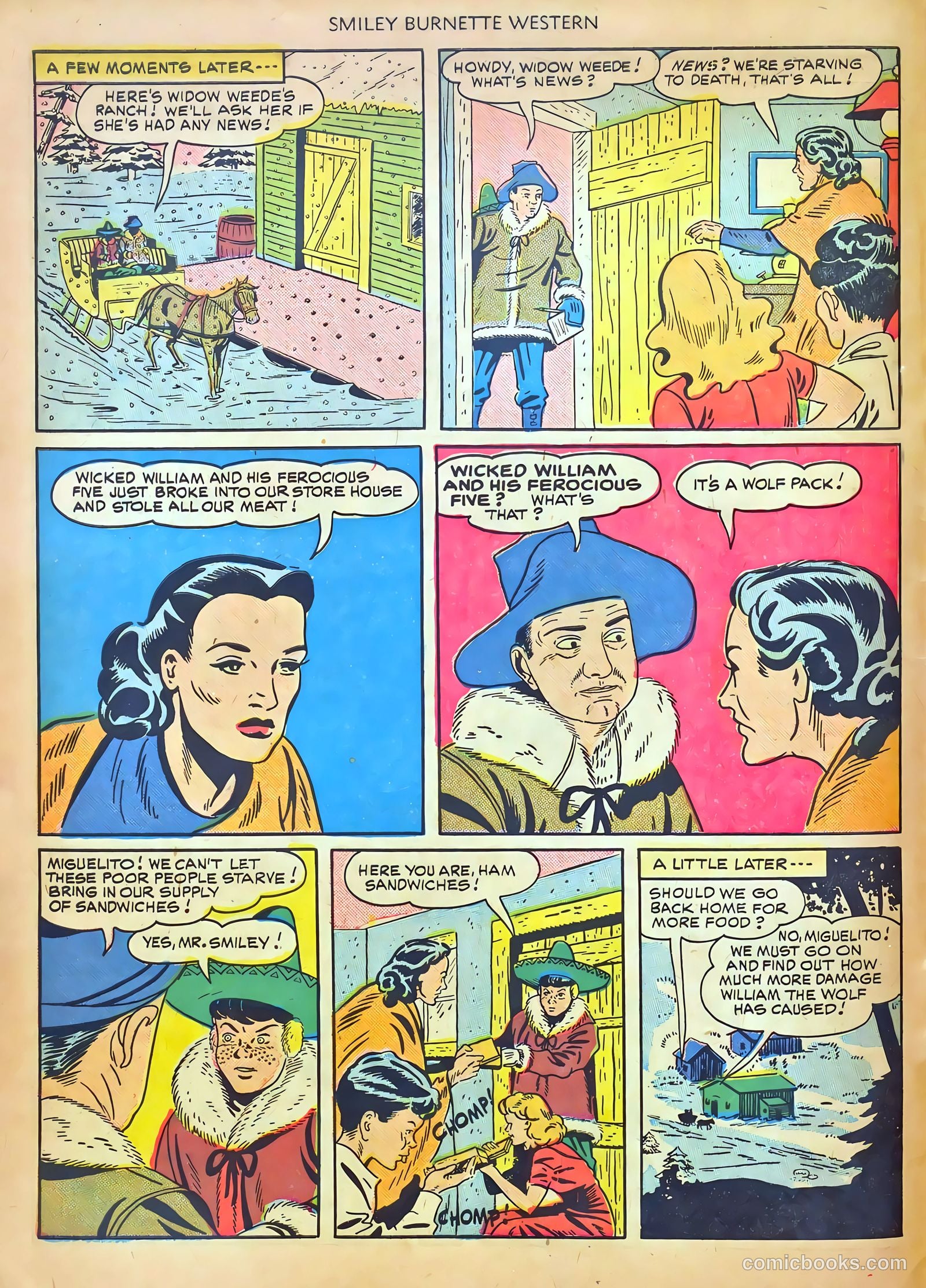 Smiley Burnette Western #3 (1950) — page 6 of 36