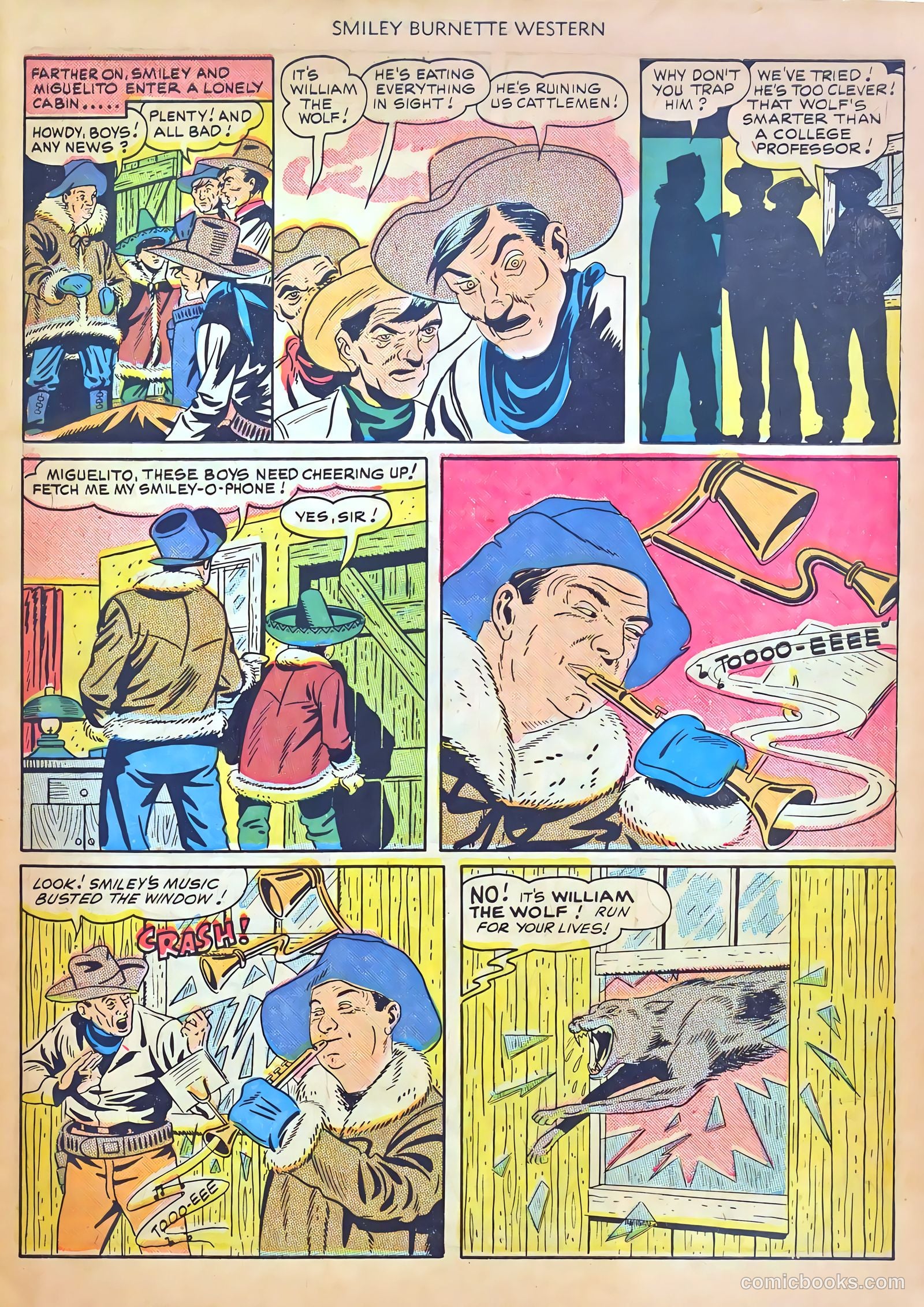 Smiley Burnette Western #3 (1950) — page 7 of 36