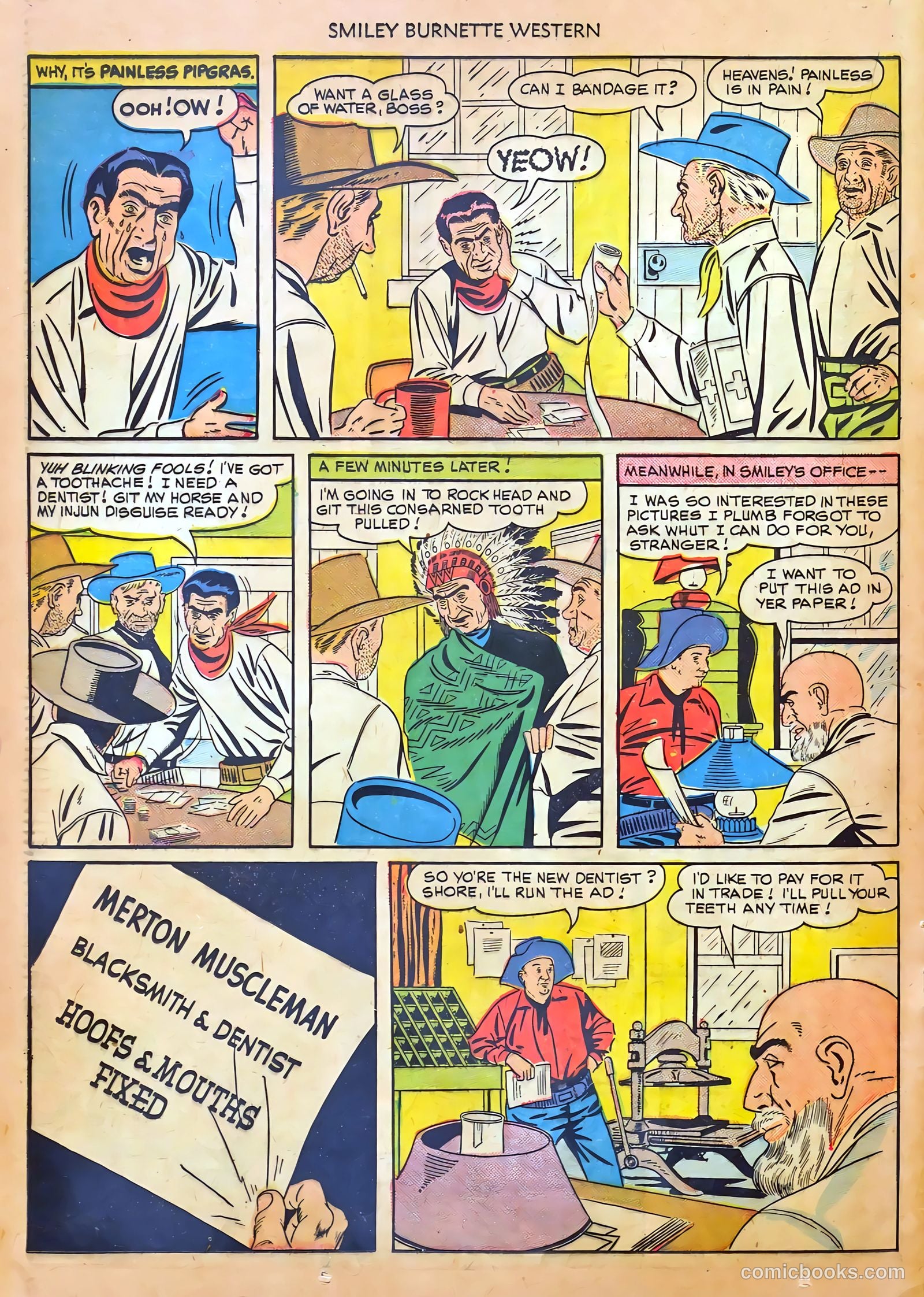 Smiley Burnette Western #3 (1950) — page 20 of 36