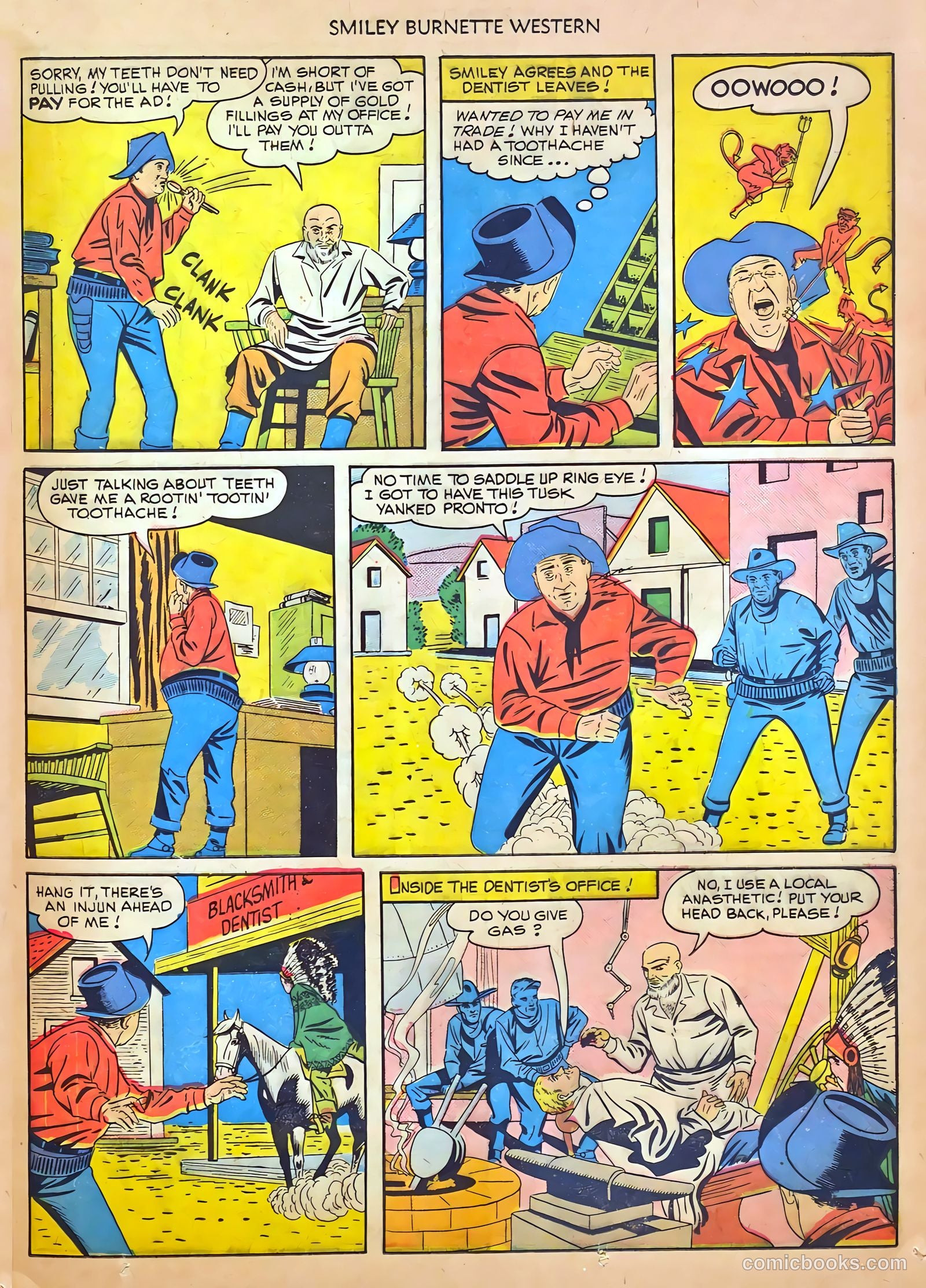 Smiley Burnette Western #3 (1950) — page 21 of 36