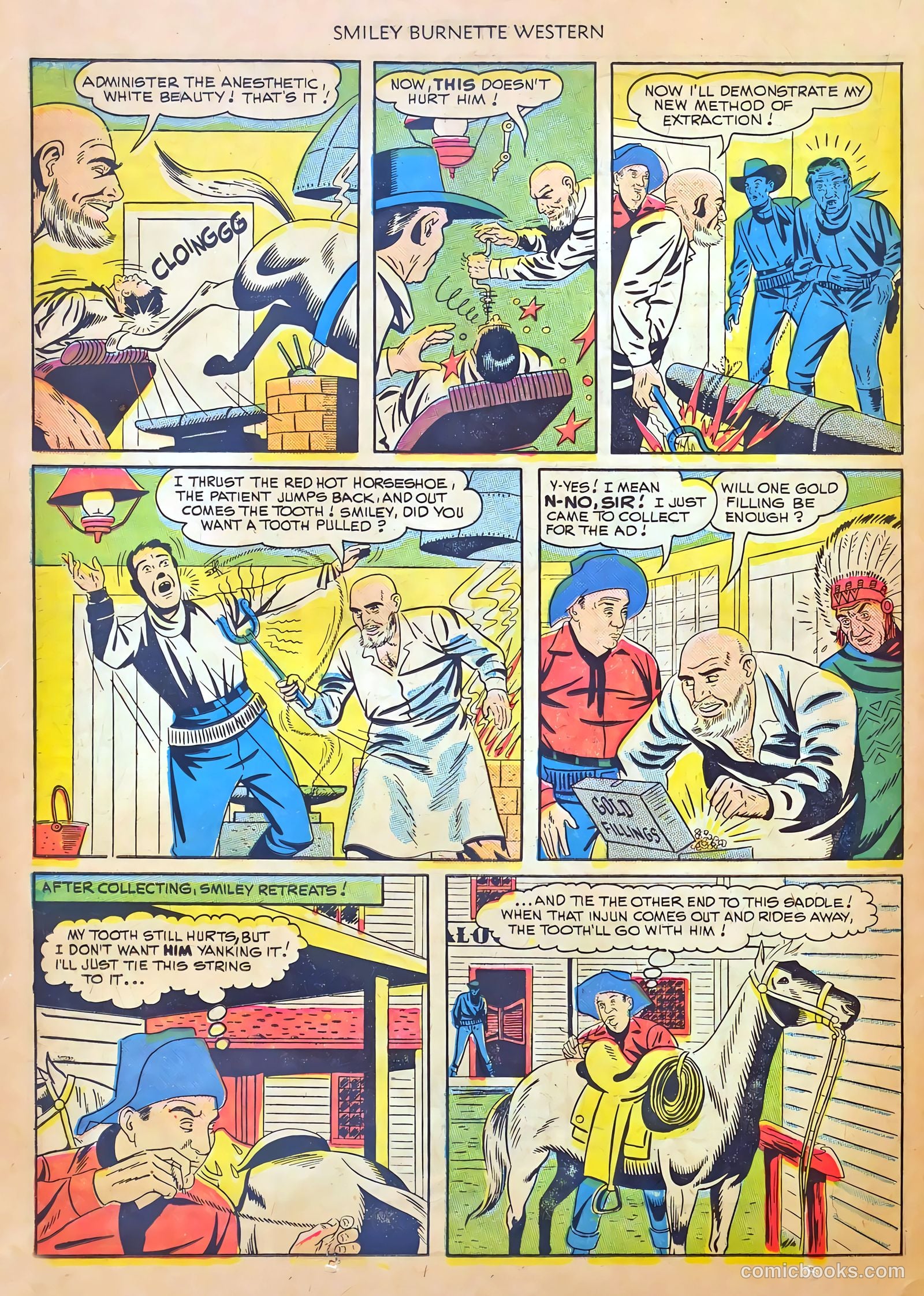 Smiley Burnette Western #3 (1950) — page 22 of 36