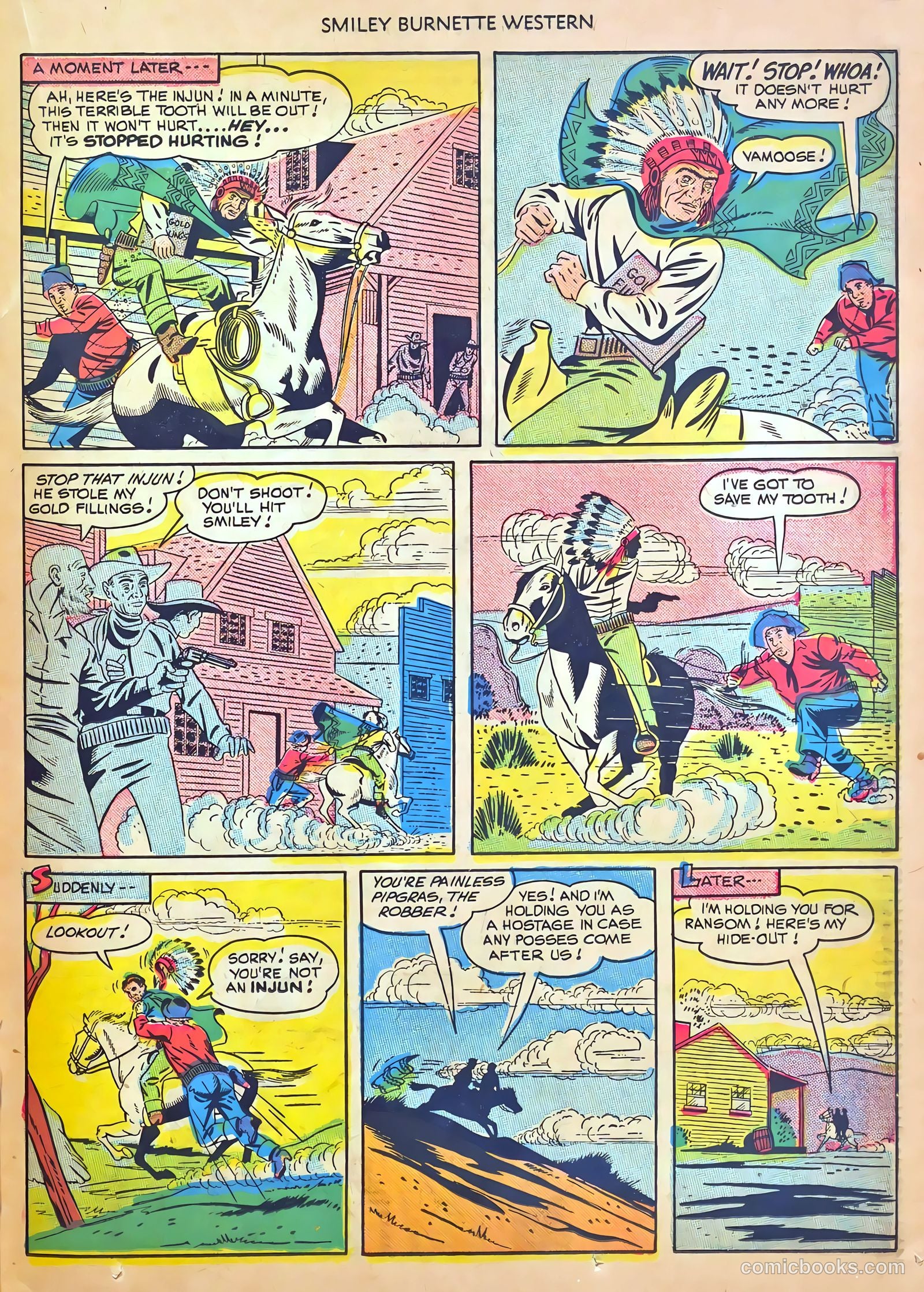 Smiley Burnette Western #3 (1950) — page 23 of 36